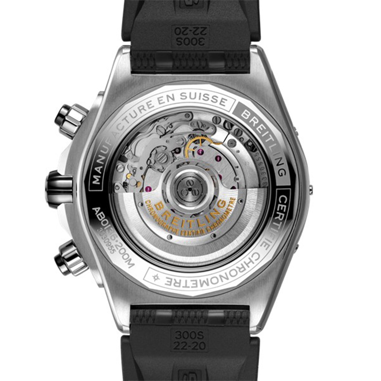 Replica Breitling Super Chronomat B01 44 Stainless Steel details AB0136251B2S1