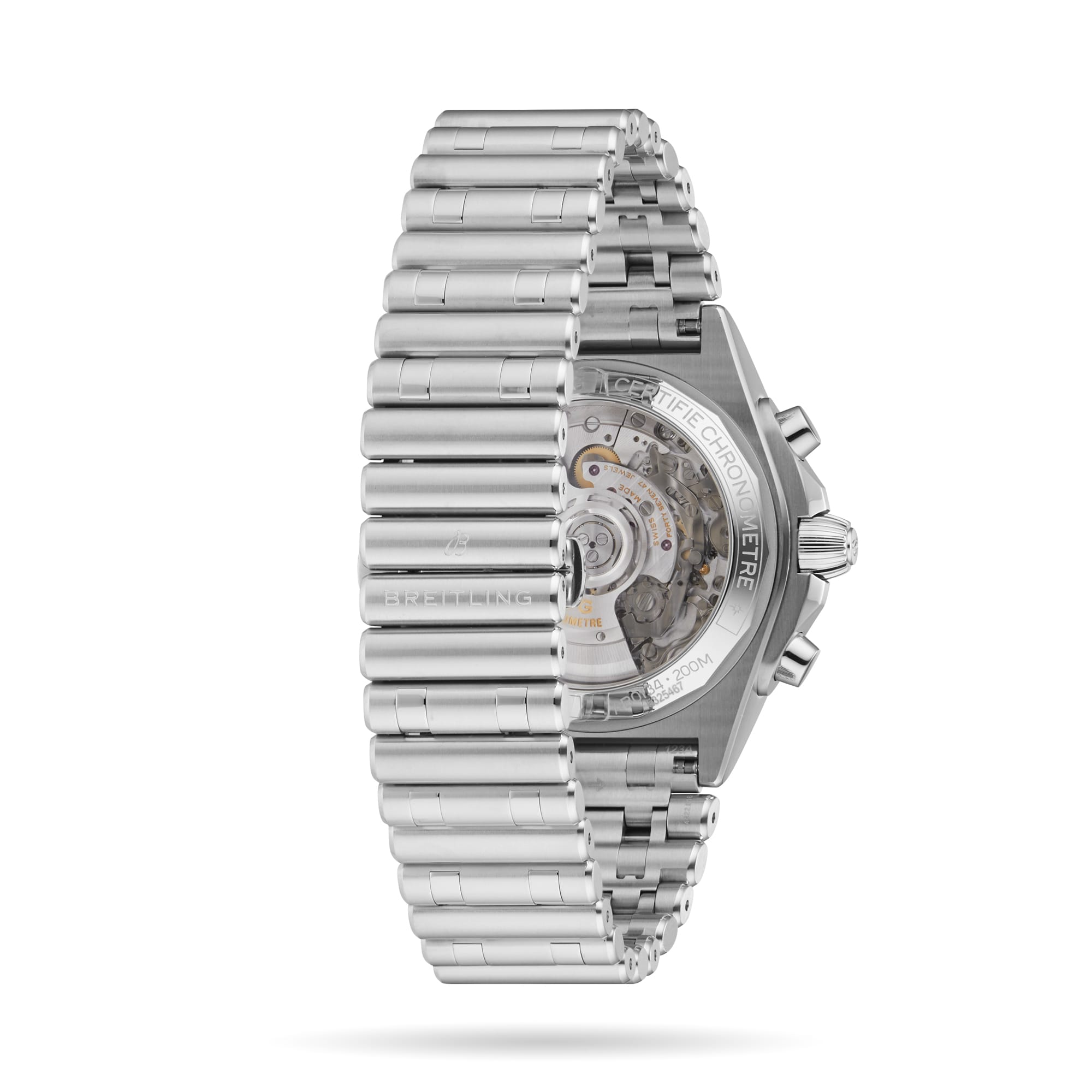 Replica Breitling Chronomat B01 42 Stainless Steel - Green details AB0134101L1A1