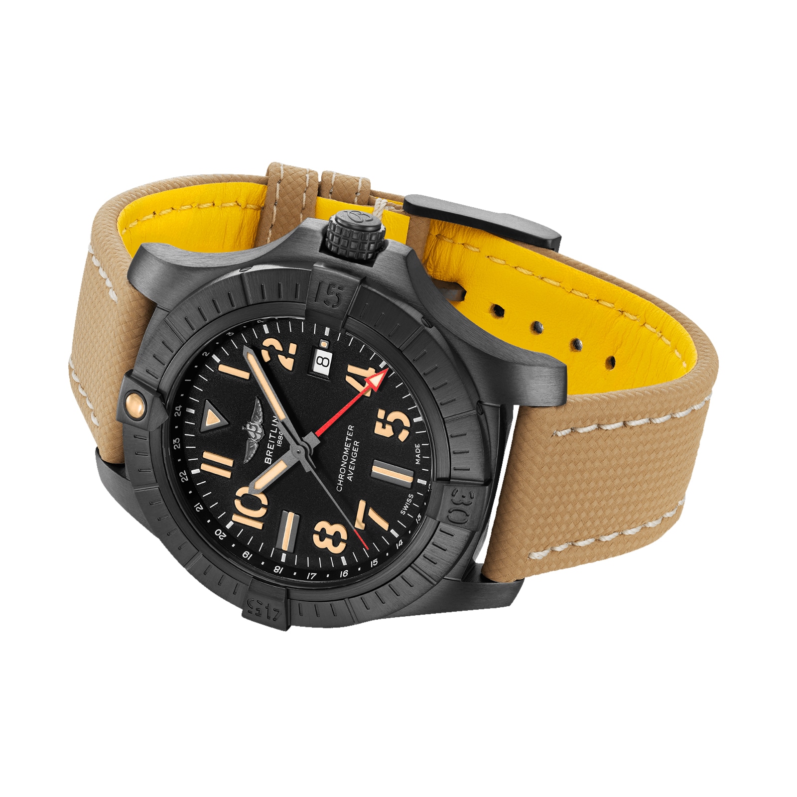 Replica Breitling Avenger Automatic GMT 45 Night Mission details V32395101B1X1 2 Replica Breitling Avenger Automatic GMT 45 Night Mission details V32395101B1X1