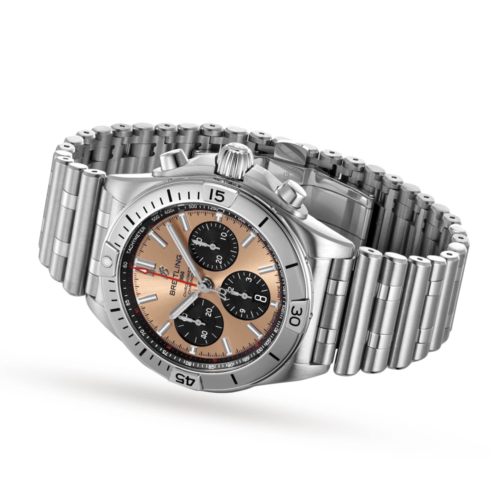 Replica Breitling Chronomat B01 42 Stainless Steel details AB0134101K1A1