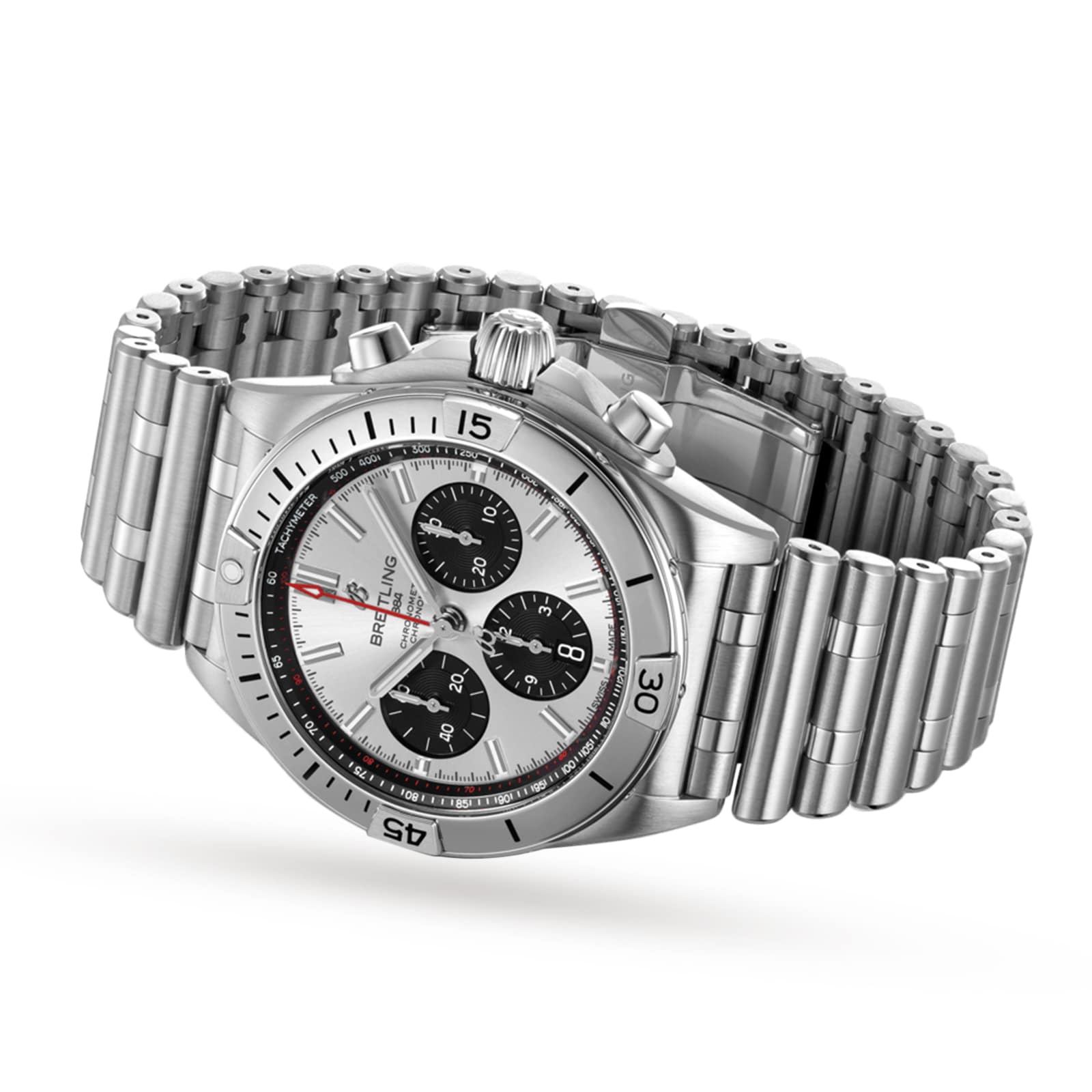 Replica Breitling Chronomat B01 42 Stainless Steel - Silver details AB0134101G1A1 2 Replica Breitling Chronomat B01 42 Stainless Steel - Silver details AB0134101G1A1