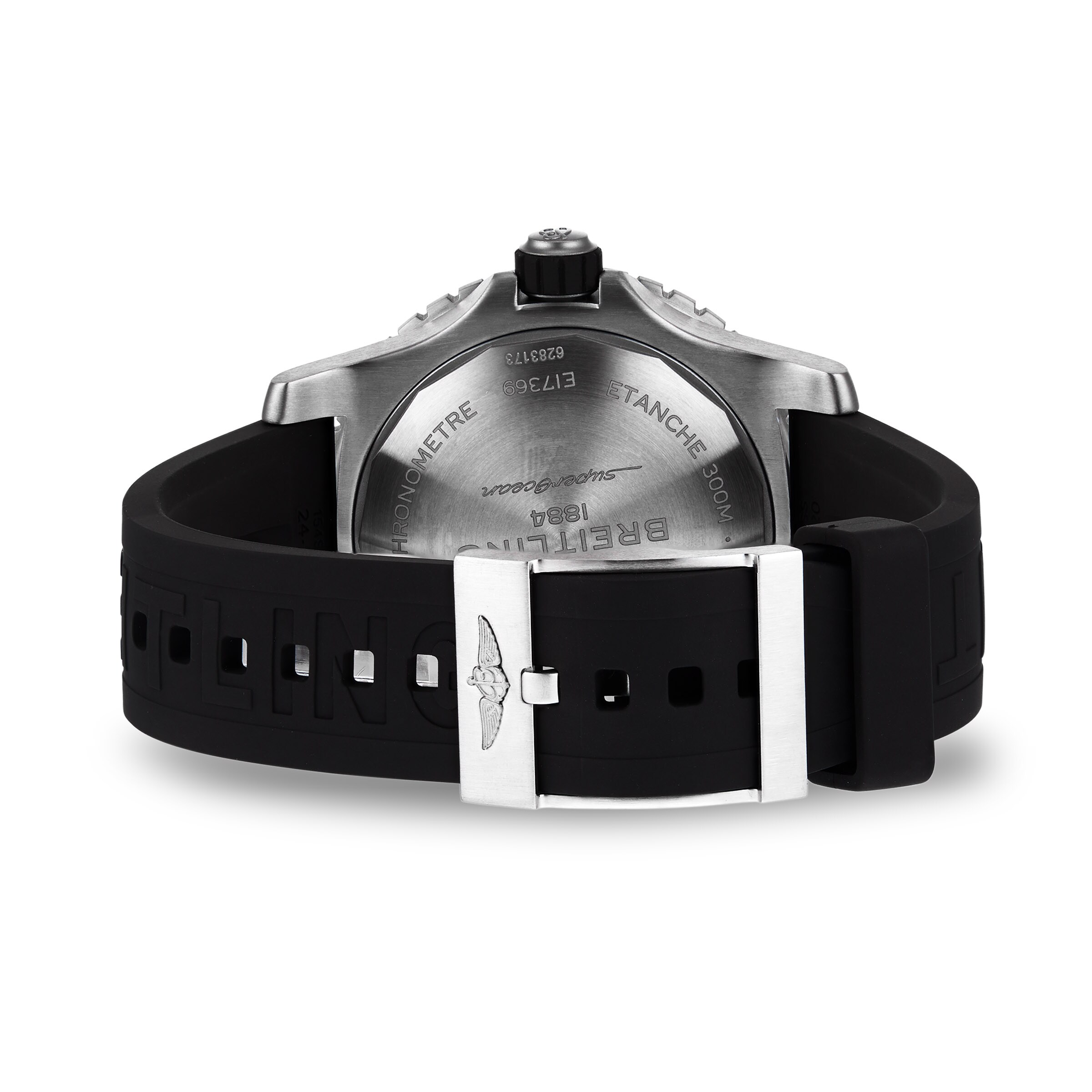 Replica Breitling Superocean Automatic 48 Rubber Strap details E17369241I1S1