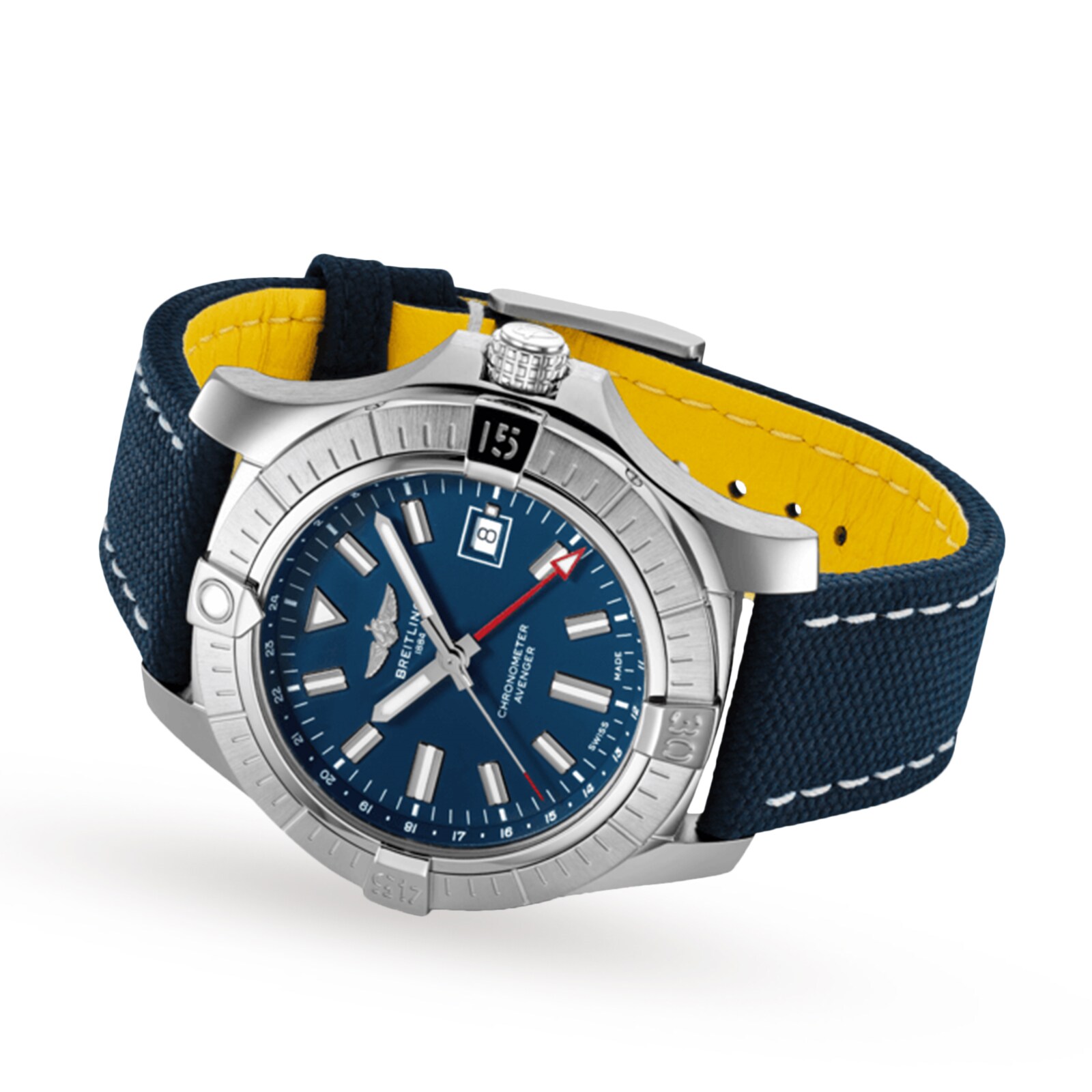 Replica Breitling Avenger Automatic GMT 45 Leather Strap details A32395101C1X2 2 Replica Breitling Avenger Automatic GMT 45 Leather Strap details A32395101C1X2