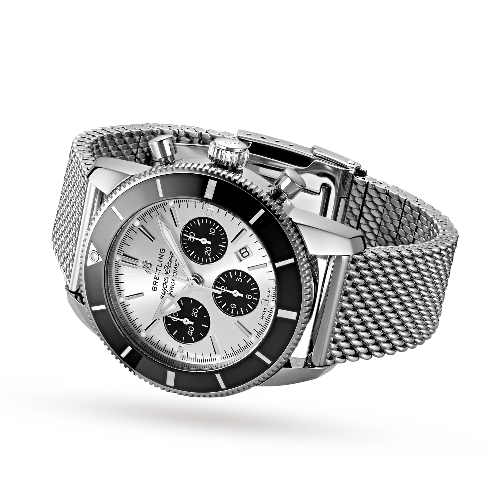 Replica Breitling Superocean Heritage B01 Chronograph 44 Stainless Steel details AB0162121G1A1 2 Replica Breitling Superocean Heritage B01 Chronograph 44 Stainless Steel details AB0162121G1A1