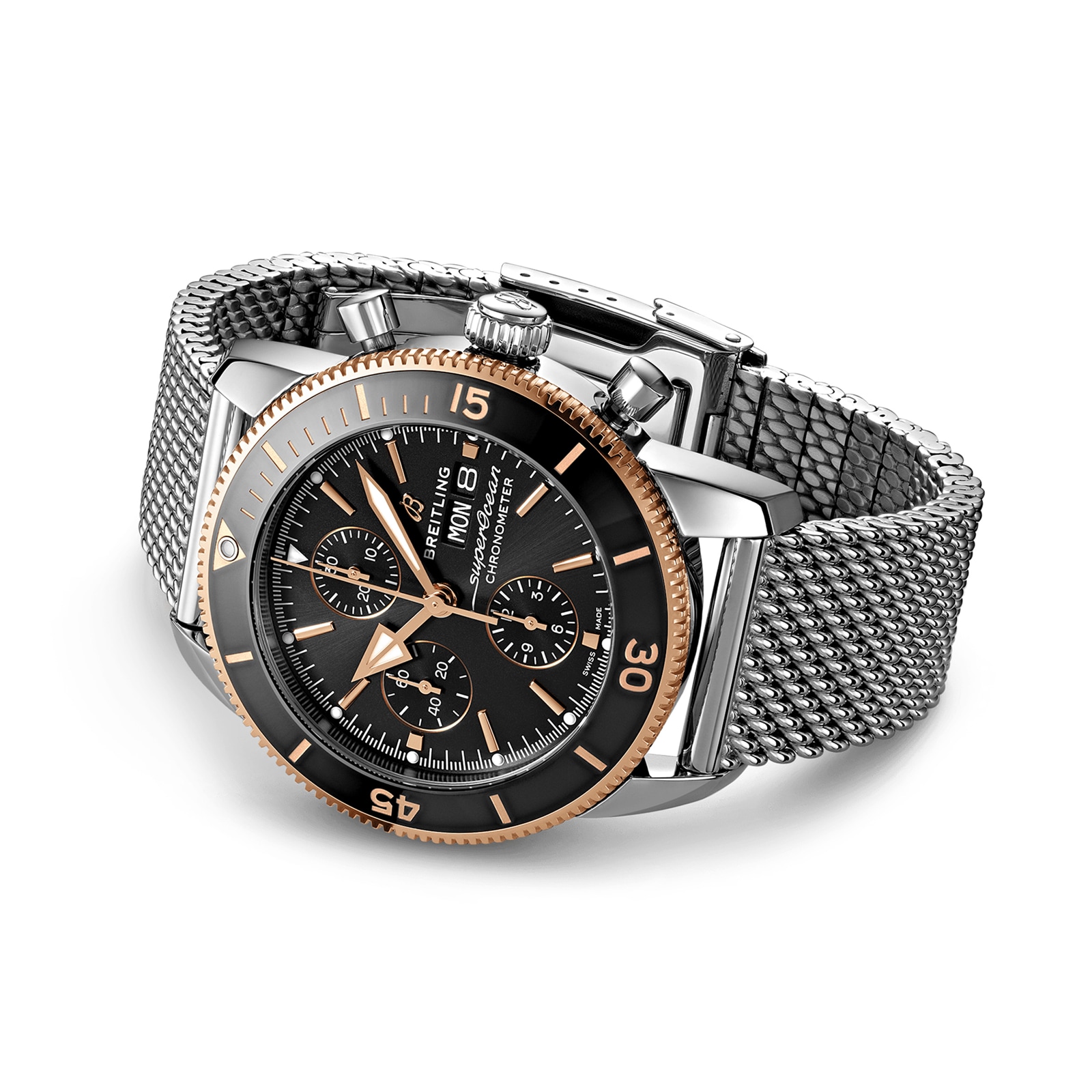 Replica Breitling Superocean Heritage Chronograph 44 Stainless Steel details U13313121B1A1 2 Replica Breitling Superocean Heritage Chronograph 44 Stainless Steel details U13313121B1A1