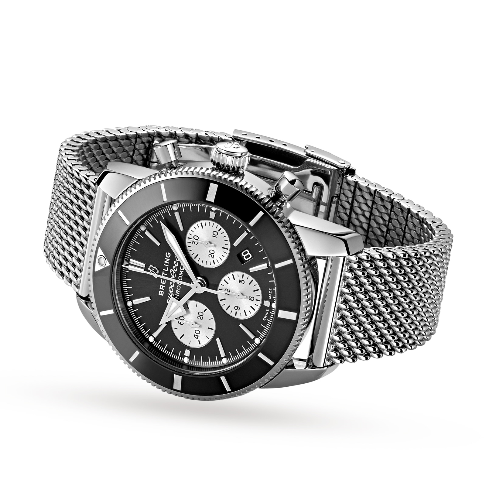 Replica Breitling Superocean Heritage B01 Chronograph 44 Stainless Steel details AB0162121B1A1 2 Replica Breitling Superocean Heritage B01 Chronograph 44 Stainless Steel details AB0162121B1A1