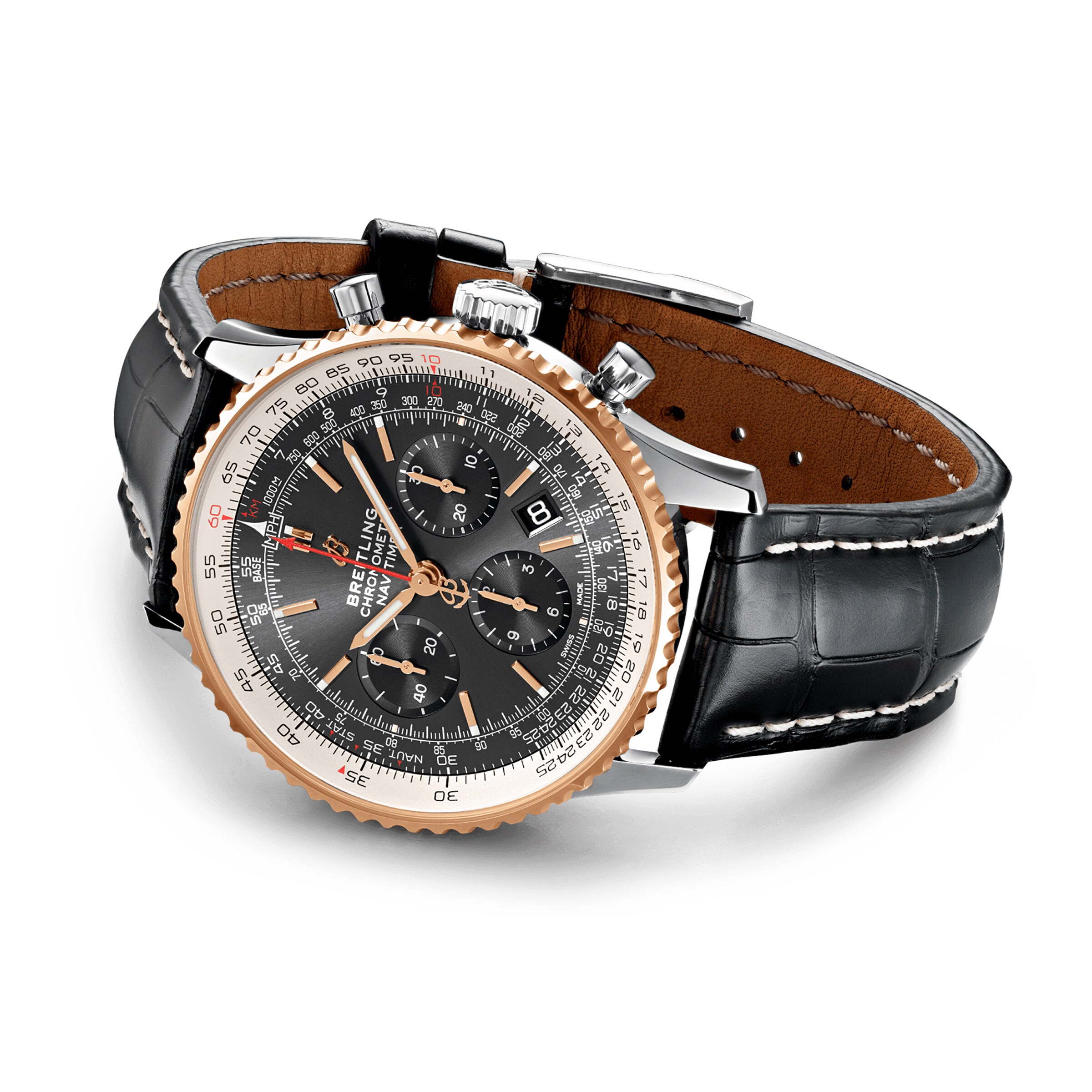 Replica Breitling Navitimer B01 43 Chronograph details UB0121211F1P1 2 Replica Breitling Navitimer B01 43 Chronograph details UB0121211F1P1