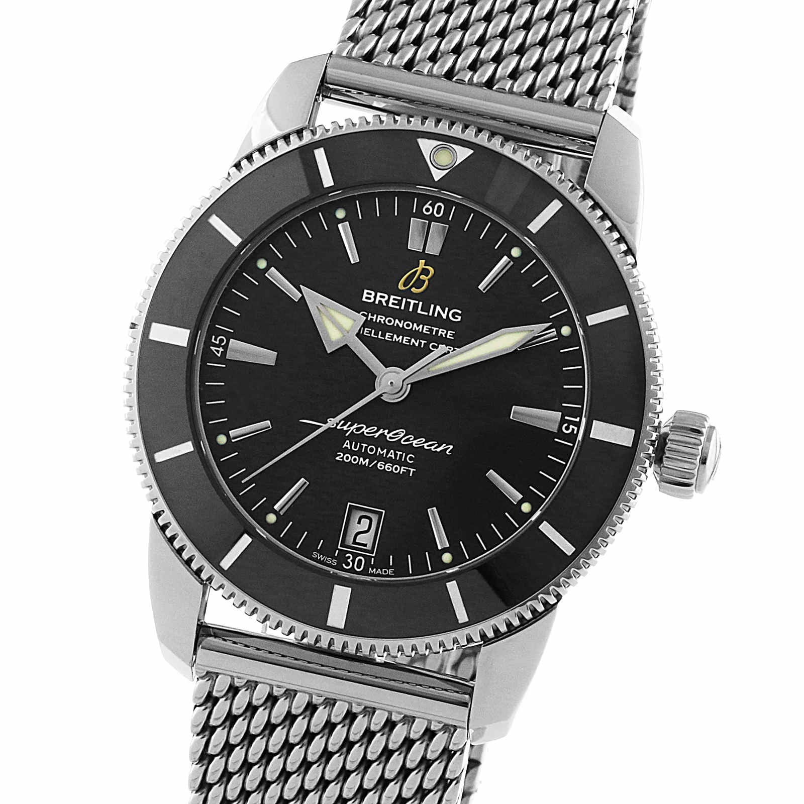 Replica Breitling Superocean Heritage B20 Automatic 42 Stainless Steel details AB2010121B1A1 2 Replica Breitling Superocean Heritage B20 Automatic 42 Stainless Steel details AB2010121B1A1