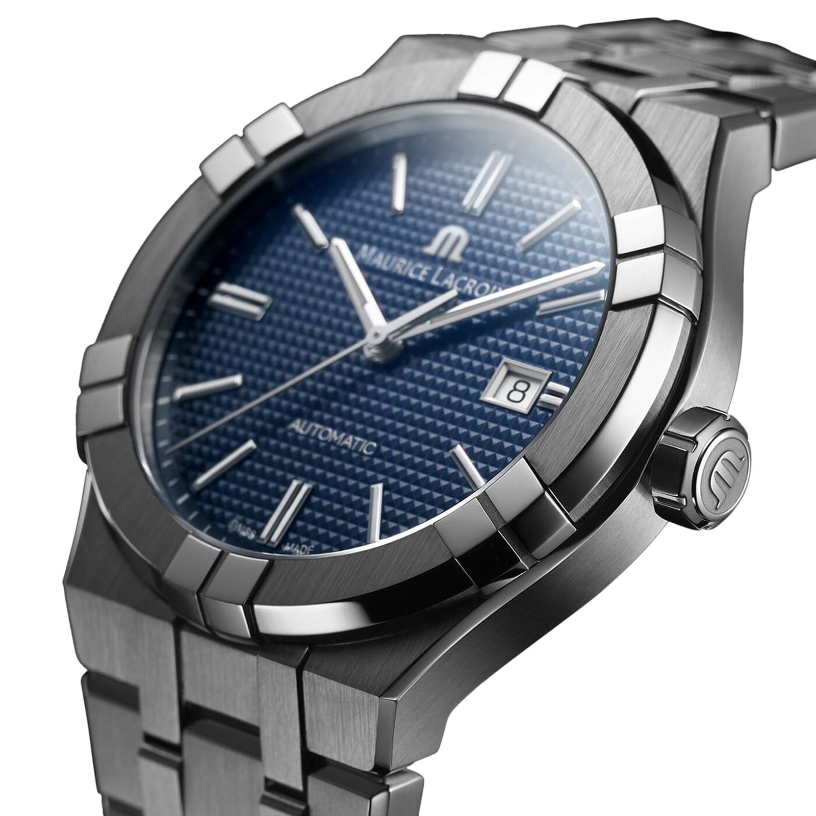 Replica Maurice Lacroix Aikon Automatic Date 42mm Mens details Navy AI6008-SS002-430-1 2 Replica Maurice Lacroix Aikon Automatic Date 42mm Mens details Navy AI6008-SS002-430-1