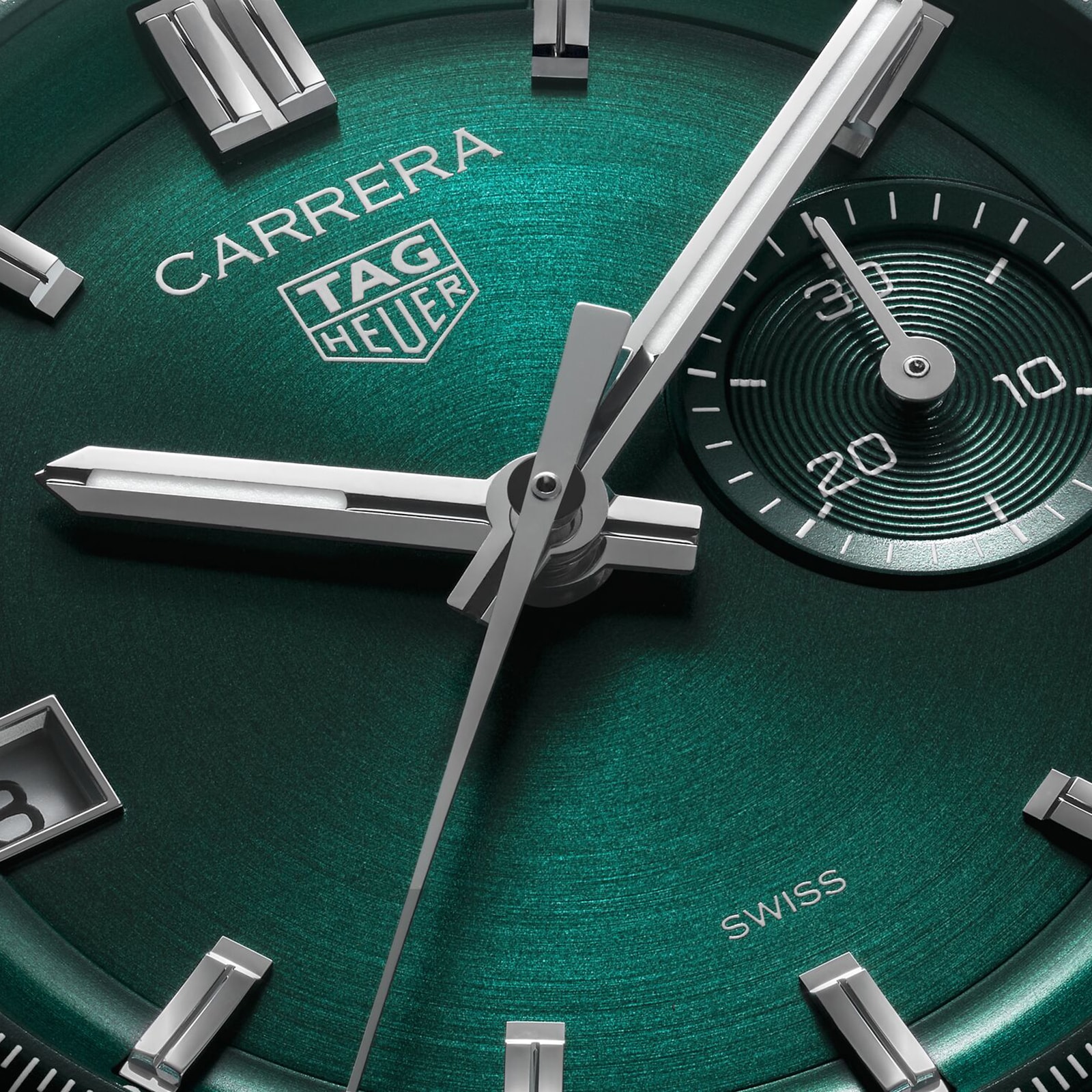 Replica TAG Heuer Carrera Chronograph 39mm Mens details Green CBS2211.FC6545 2 Replica TAG Heuer Carrera Chronograph 39mm Mens details Green CBS2211.FC6545
