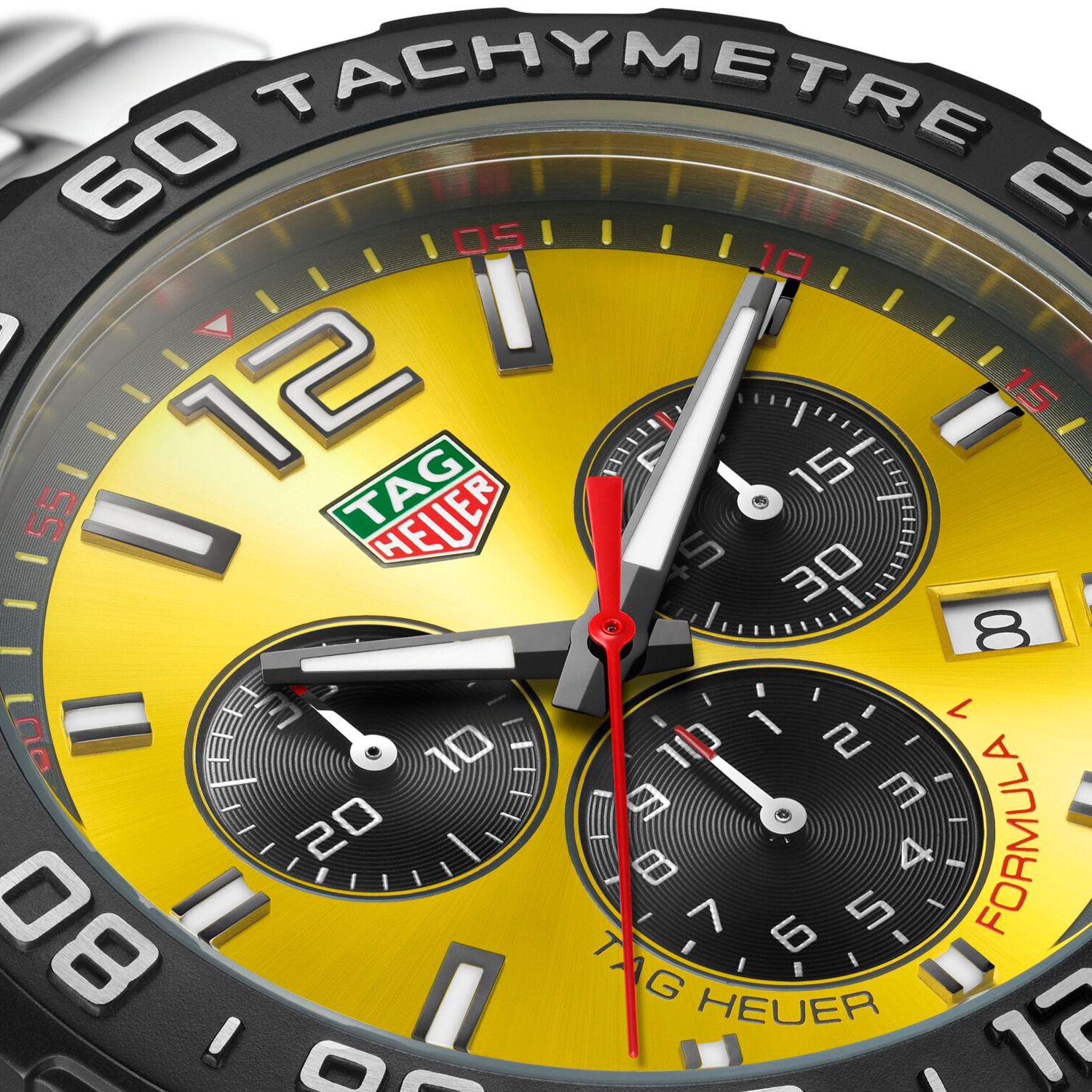 Replica TAG Heuer Formula 1 Quartz Chronograph 200M 43mm Mens details Yellow CAZ101AM.BA0842 2 Replica TAG Heuer Formula 1 Quartz Chronograph 200M 43mm Mens details Yellow CAZ101AM.BA0842