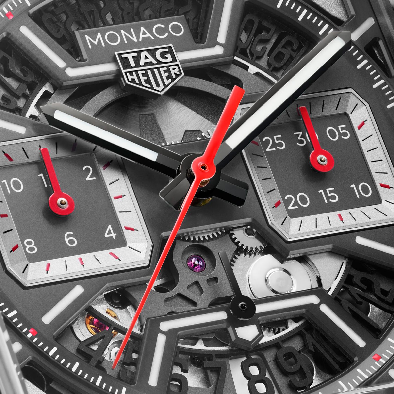 Replica TAG Heuer Monaco Chronograph 39mm Mens details Titanium Black CBL2183.FT6236