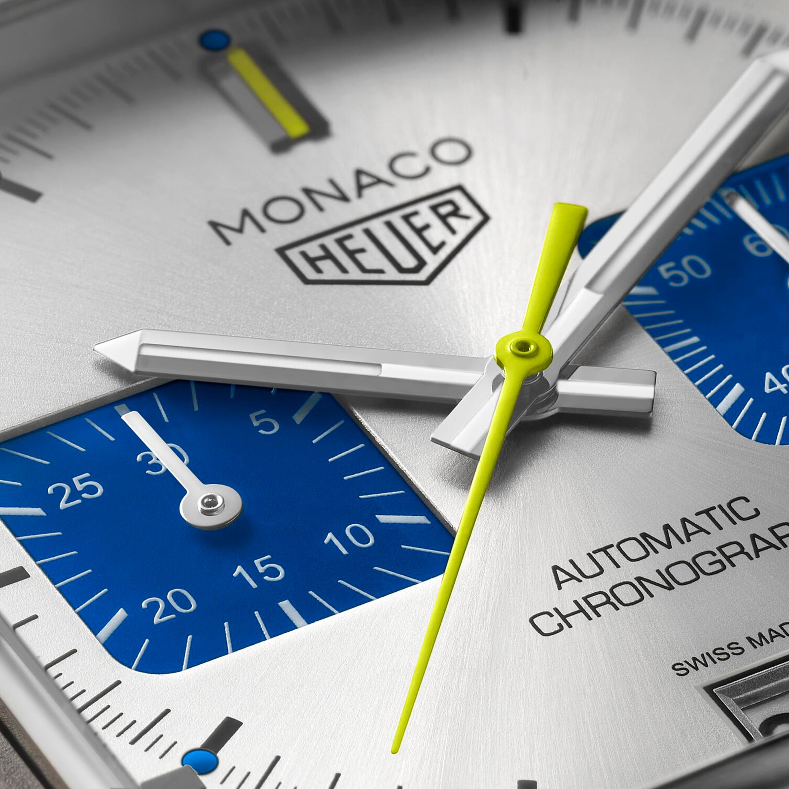 Replica TAG Heuer Monaco Chronograph Racing Blue Limited Edition 39mm Mens details Silver CAW218C.FC6548 2 Replica TAG Heuer Monaco Chronograph Racing Blue Limited Edition 39mm Mens details Silver CAW218C.FC6548