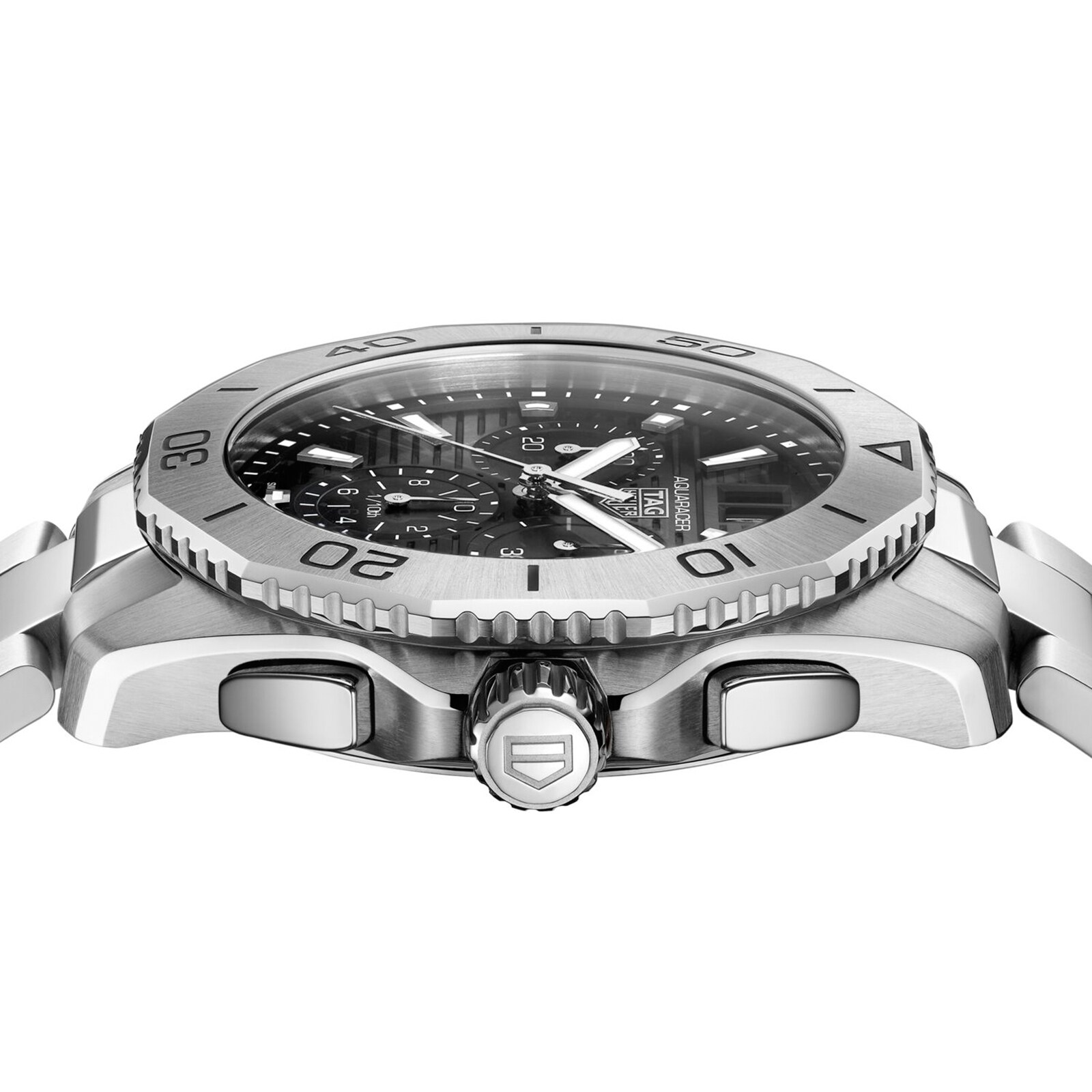 Replica TAG Heuer Aquaracer Chronograph 40mm Mens details Black CBP1110.BA0627 2 Replica TAG Heuer Aquaracer Chronograph 40mm Mens details Black CBP1110.BA0627
