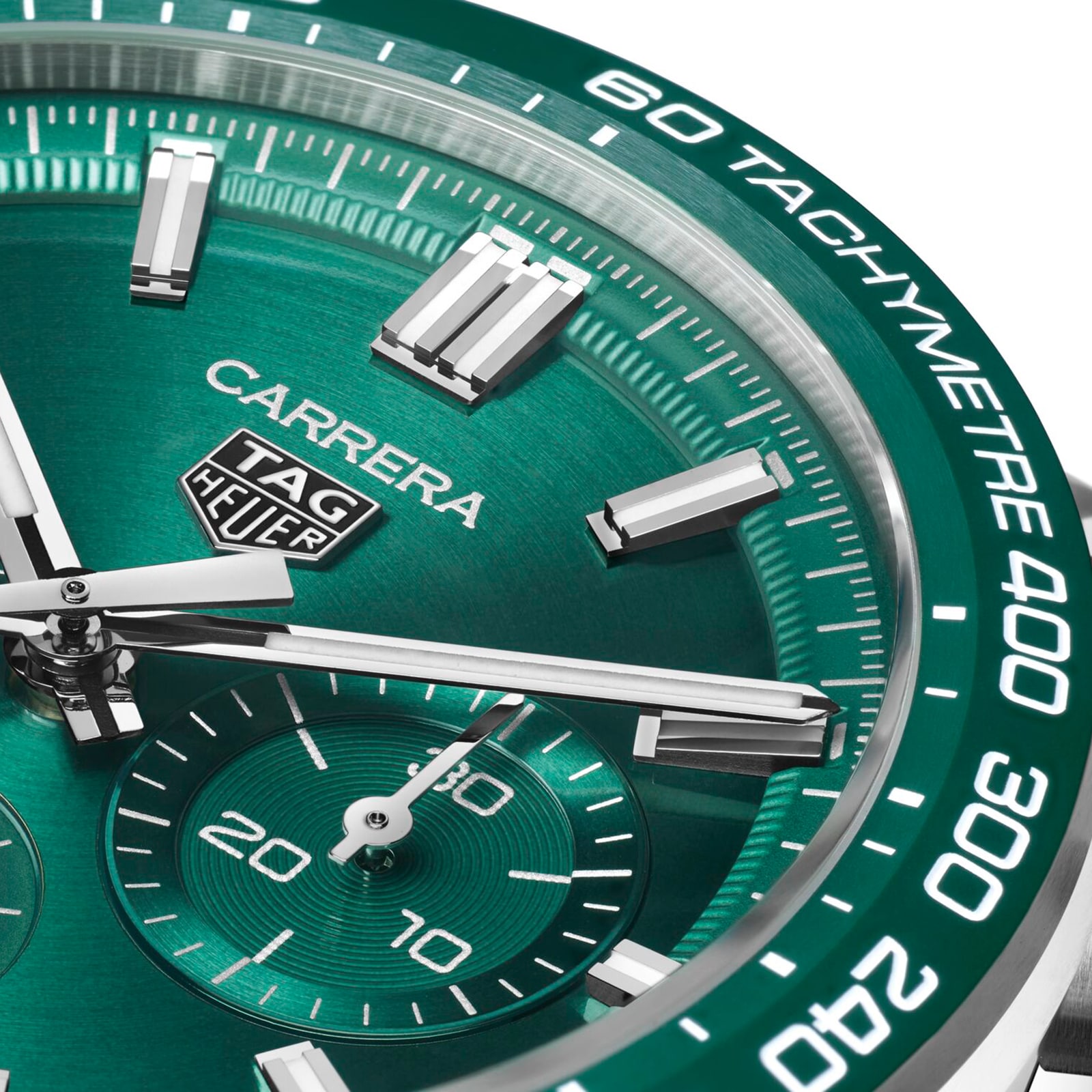 Replica TAG Heuer Carrera Chronograph 44mm Mens details Green Stainless Steel CBN2A1N.BA0643 2 Replica TAG Heuer Carrera Chronograph 44mm Mens details Green Stainless Steel CBN2A1N.BA0643