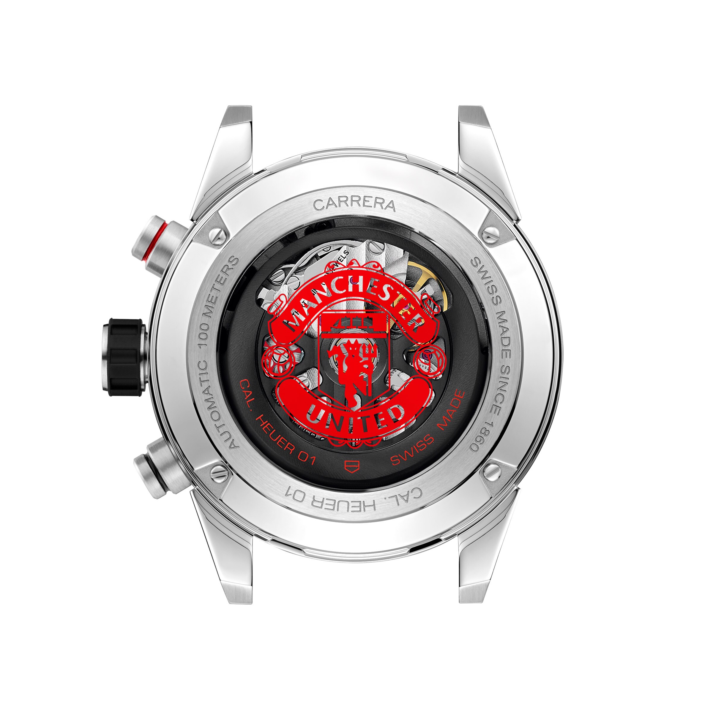 Replica TAG Heuer Carrera Manchester United Special Edition 43mm Mens details CAR201M.FT6156 2 Replica TAG Heuer Carrera Manchester United Special Edition 43mm Mens details CAR201M.FT6156