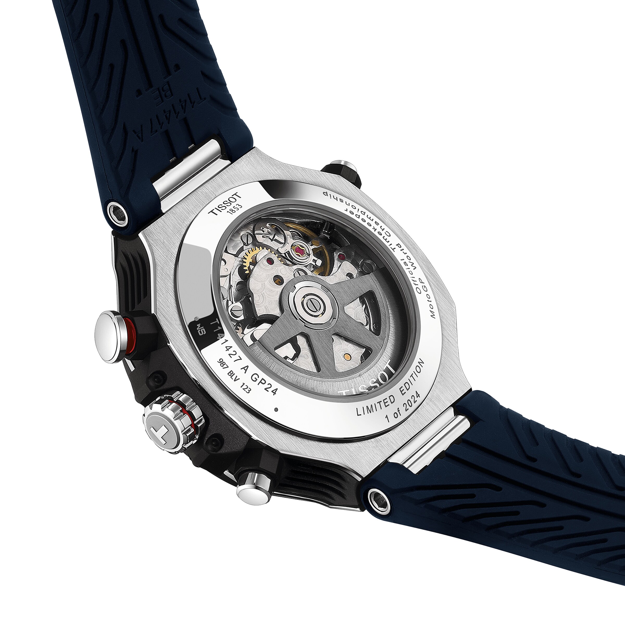 Replica Tissot T-Race MotoGP Automatic Chronograph 2024 Limited Edition 45mm Mens details Blue T1414272704100 2 Replica Tissot T-Race MotoGP Automatic Chronograph 2024 Limited Edition 45mm Mens details Blue T1414272704100