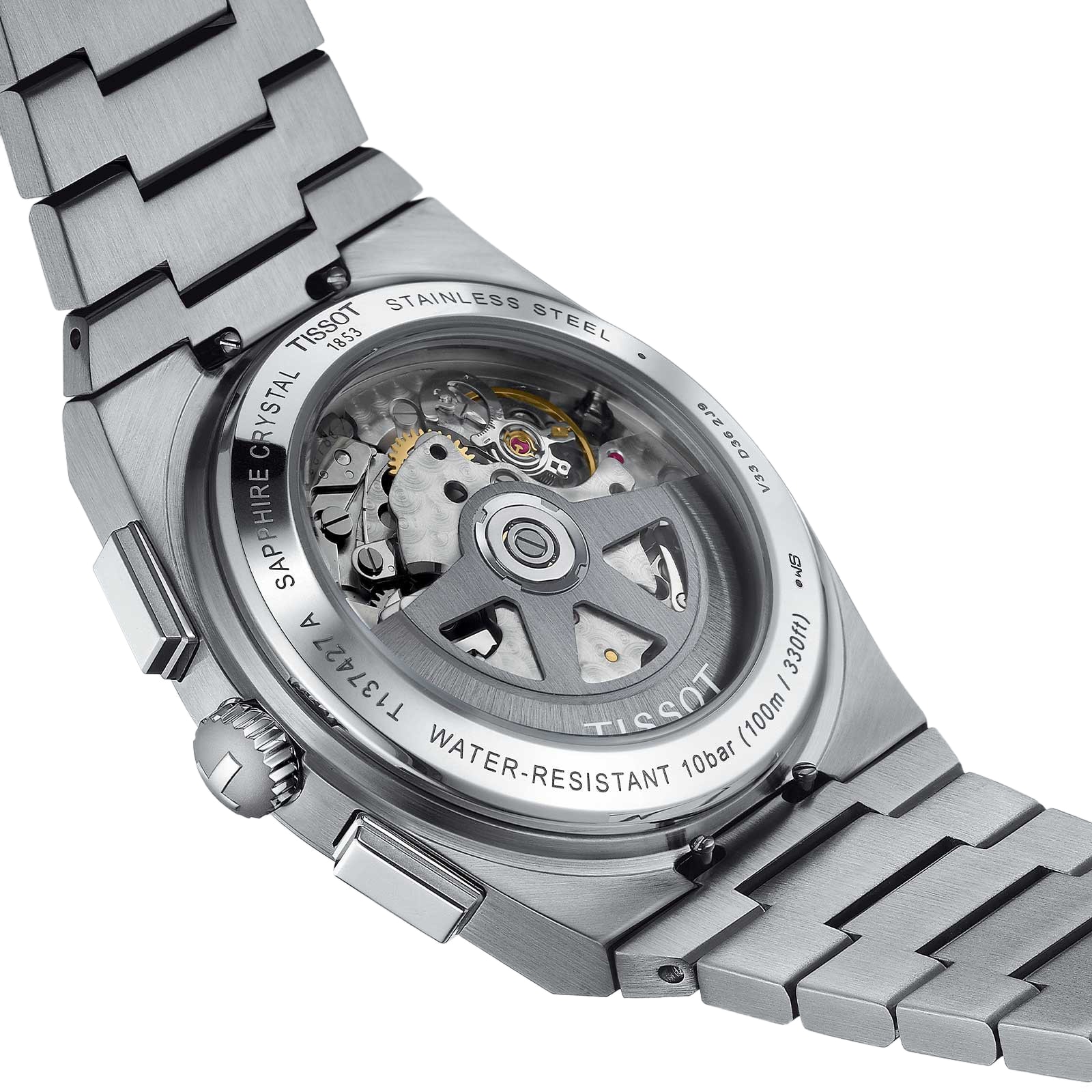 Replica Tissot PRX Automatic Chronograph 42mm Mens details White T1374271101101 2 Replica Tissot PRX Automatic Chronograph 42mm Mens details White T1374271101101