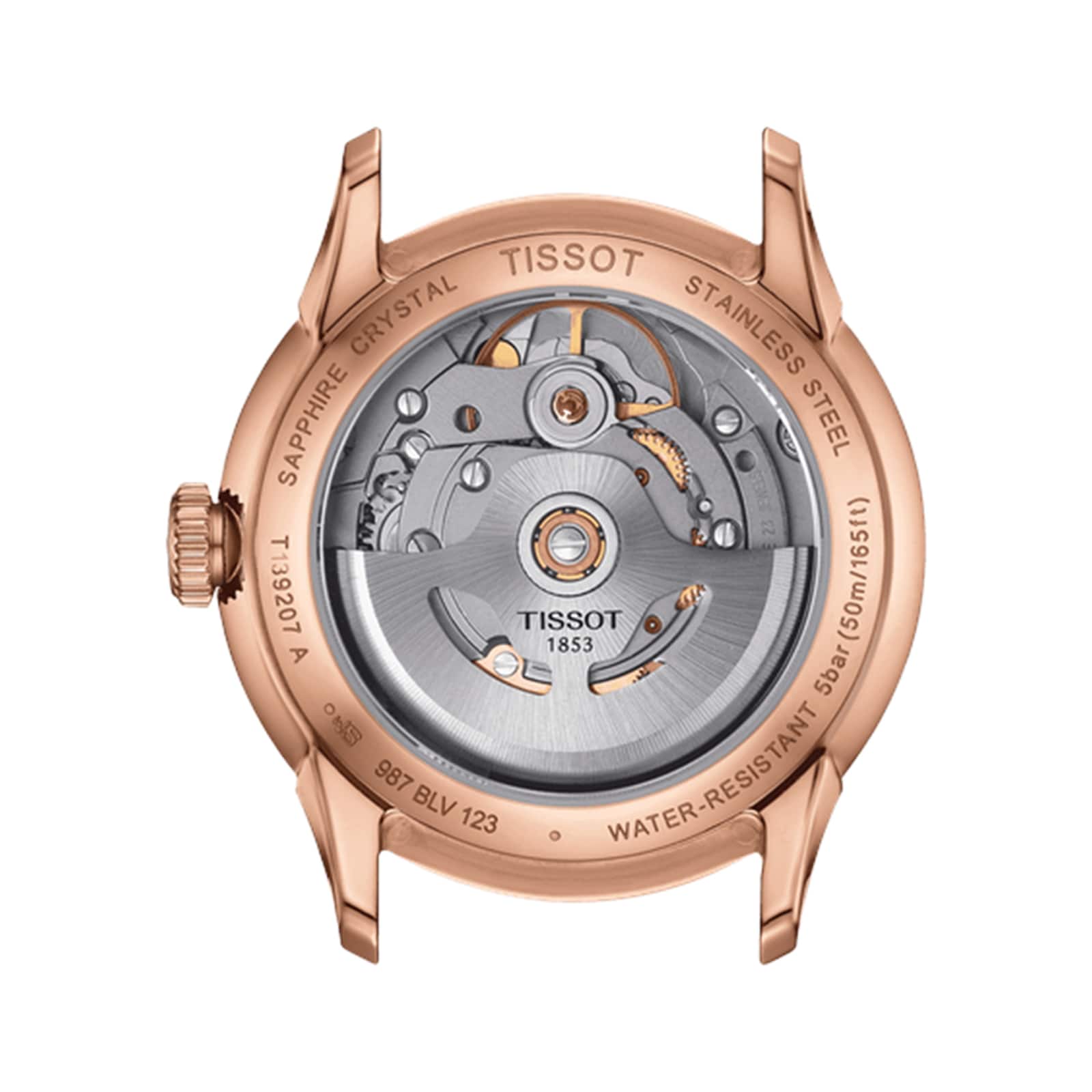 Replica Tissot T-Classic Chemin Des Toyrelles Powermatic 80 34mm Ladies details Silver T1392073603100 2 Replica Tissot T-Classic Chemin Des Toyrelles Powermatic 80 34mm Ladies details Silver T1392073603100