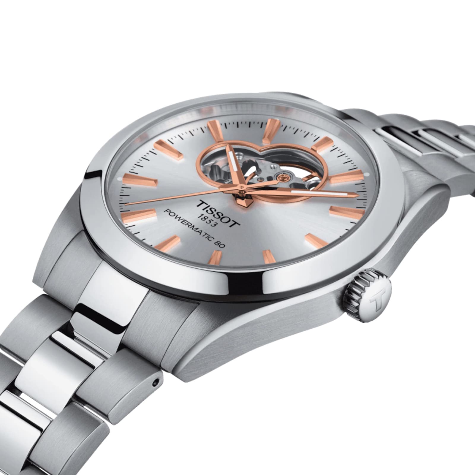 Replica Tissot T-Classic Gentleman Open Heart 40mm Mens details T1274071103101