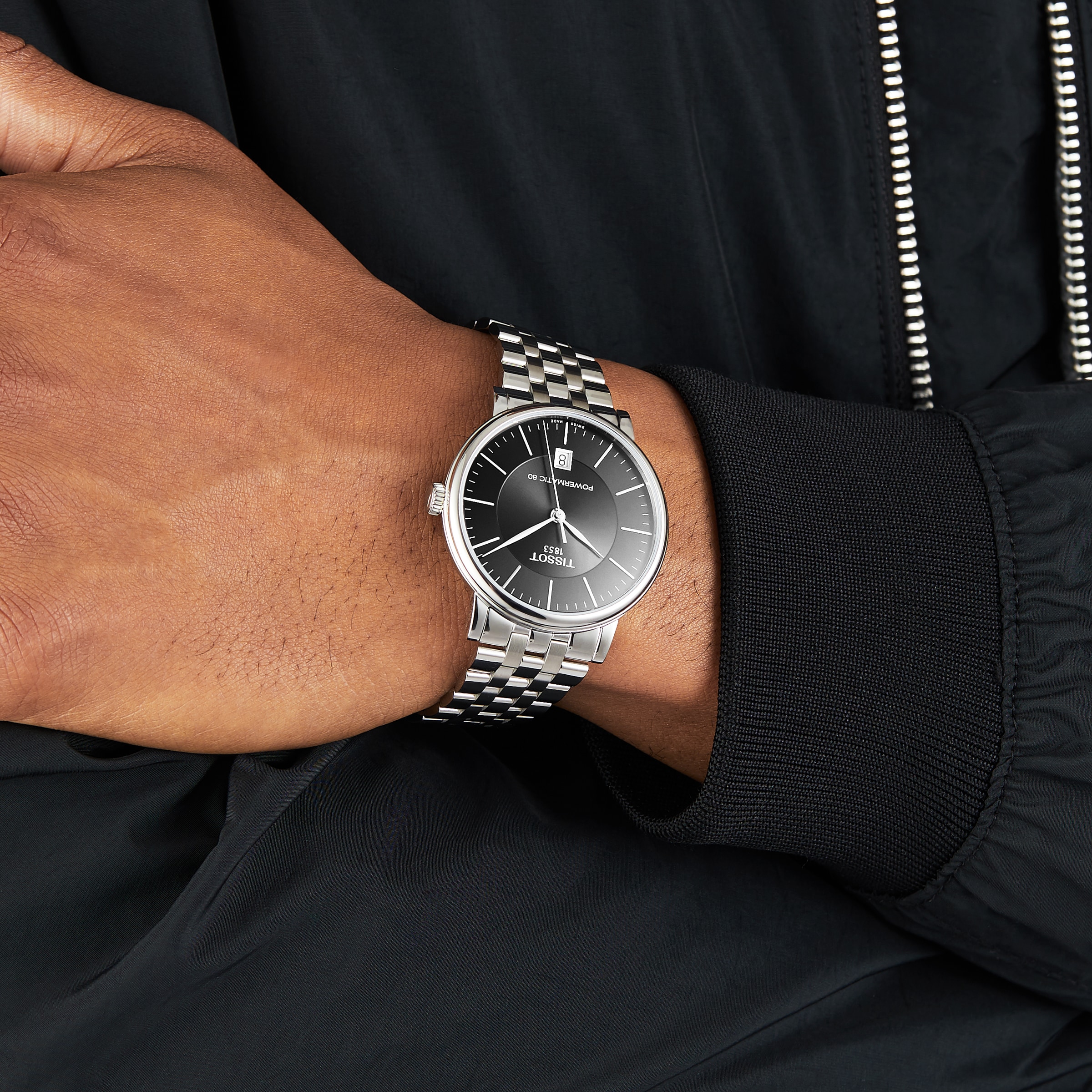 Replica Tissot T-Classic 40mm Mens details T1224071105100