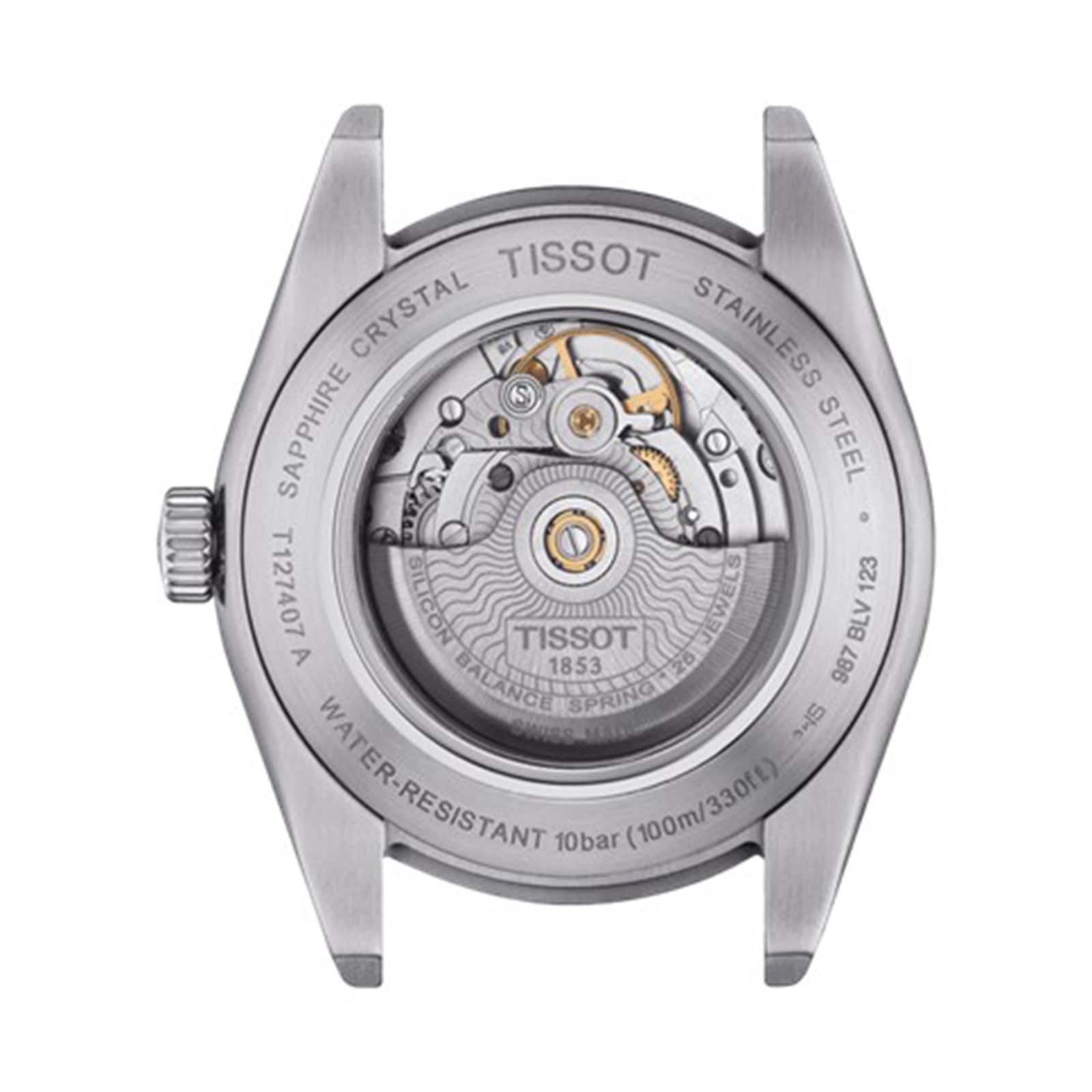 Replica Tissot T-Classic Gentleman Powermatic 80 Silicium 40mm Mens details T1274071105100 2 Replica Tissot T-Classic Gentleman Powermatic 80 Silicium 40mm Mens details T1274071105100