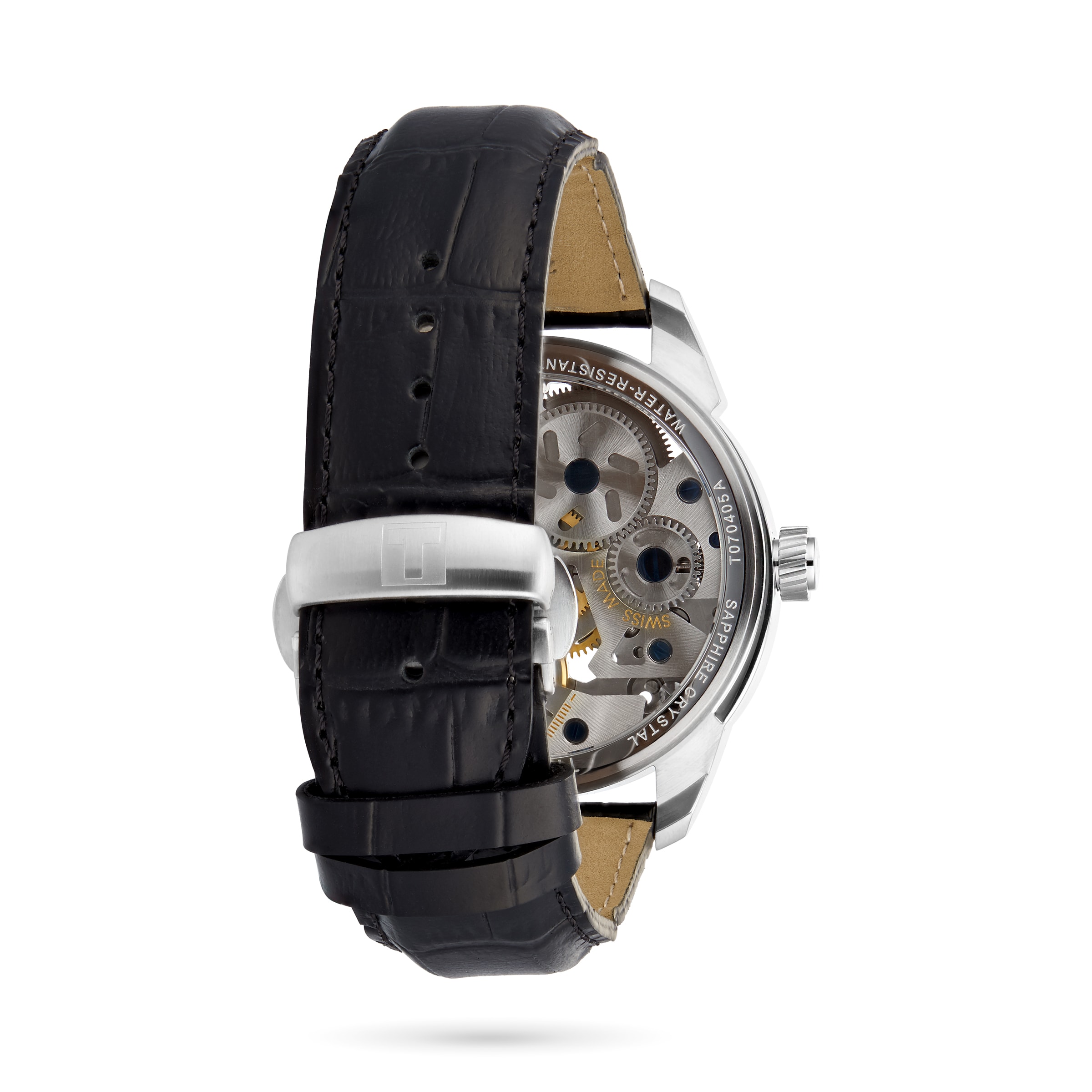 Replica Tissot Skeleton 43mm Mens details T0704051641100 2 Replica Tissot Skeleton 43mm Mens details T0704051641100