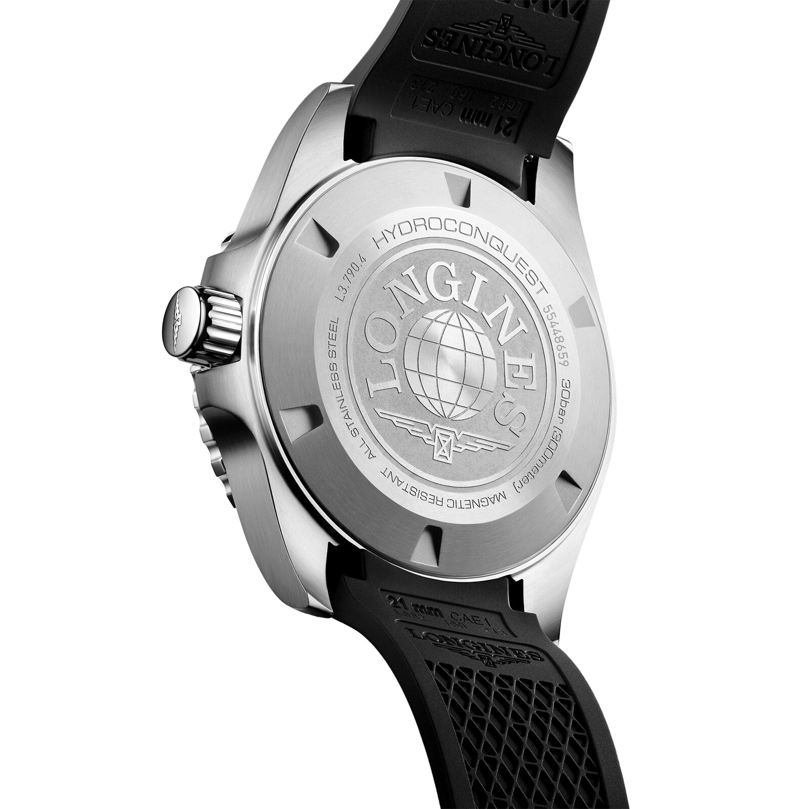 Replica Longines Hydroconquest 41mm Mens details Black Rubber L37904569 2 Replica Longines Hydroconquest 41mm Mens details Black Rubber L37904569