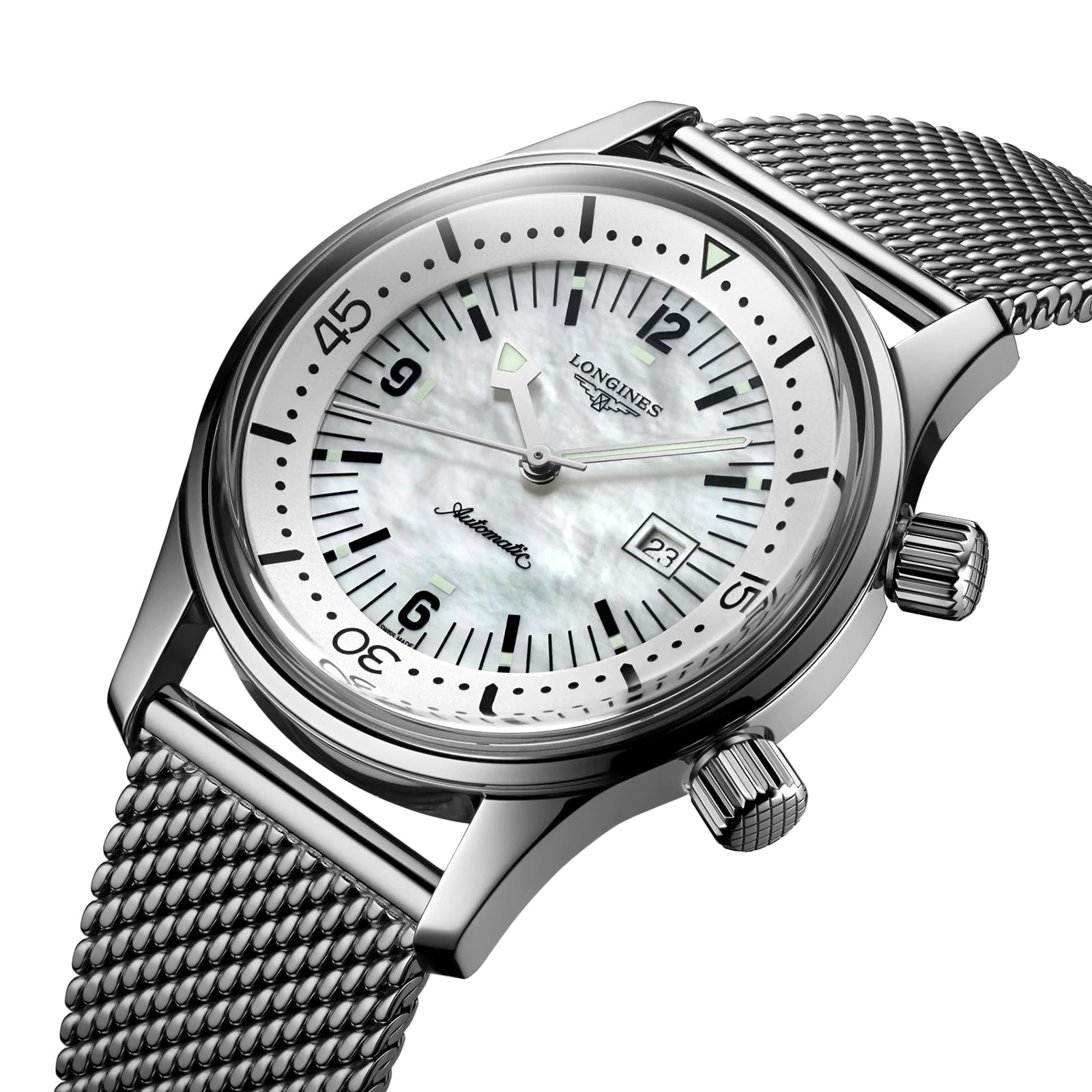 Replica Longines Legend Diver 36mm Mens details L33744806 2 Replica Longines Legend Diver 36mm Mens details L33744806