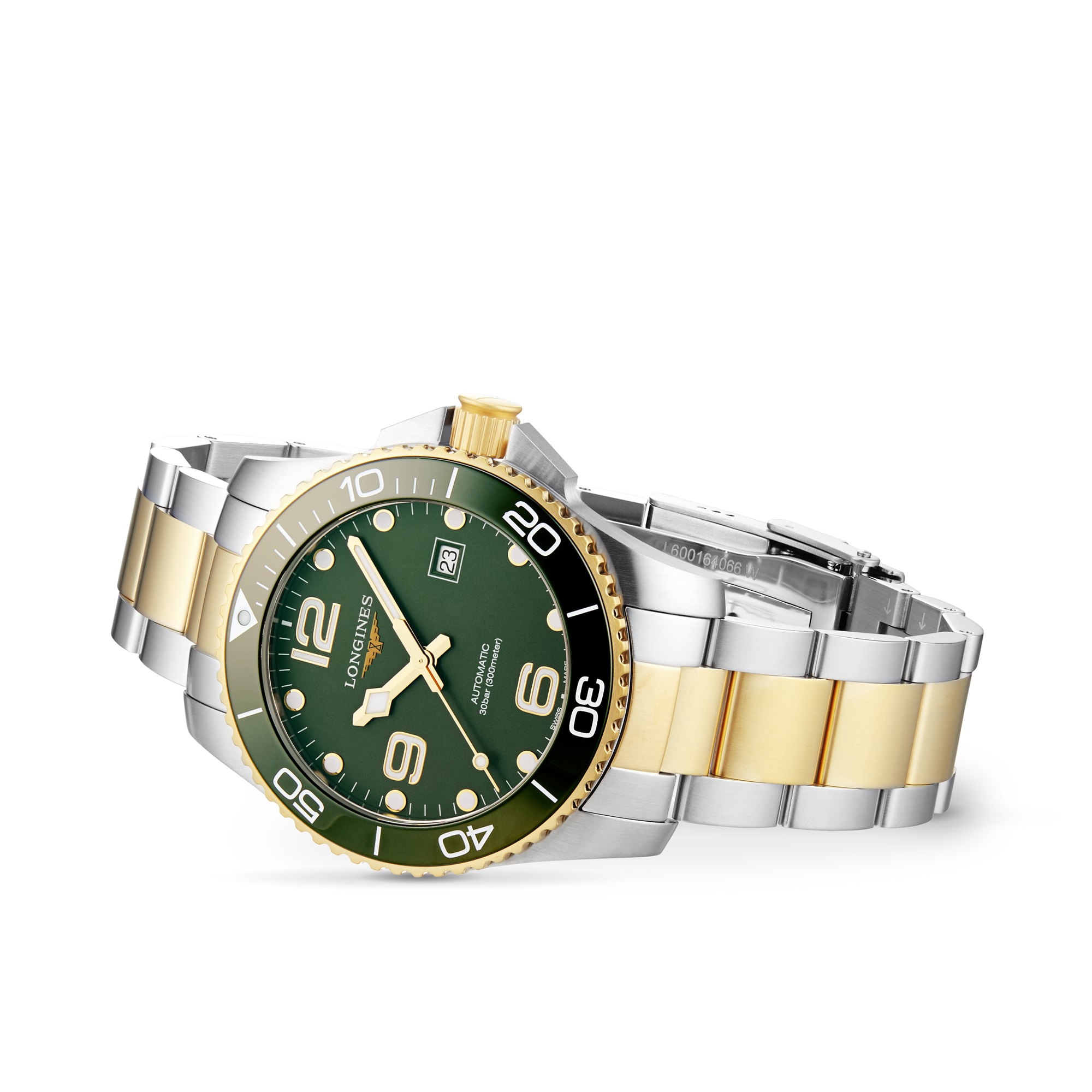 Replica Longines HydroConquest 43mm Mens details Green L37823067 2 Replica Longines HydroConquest 43mm Mens details Green L37823067