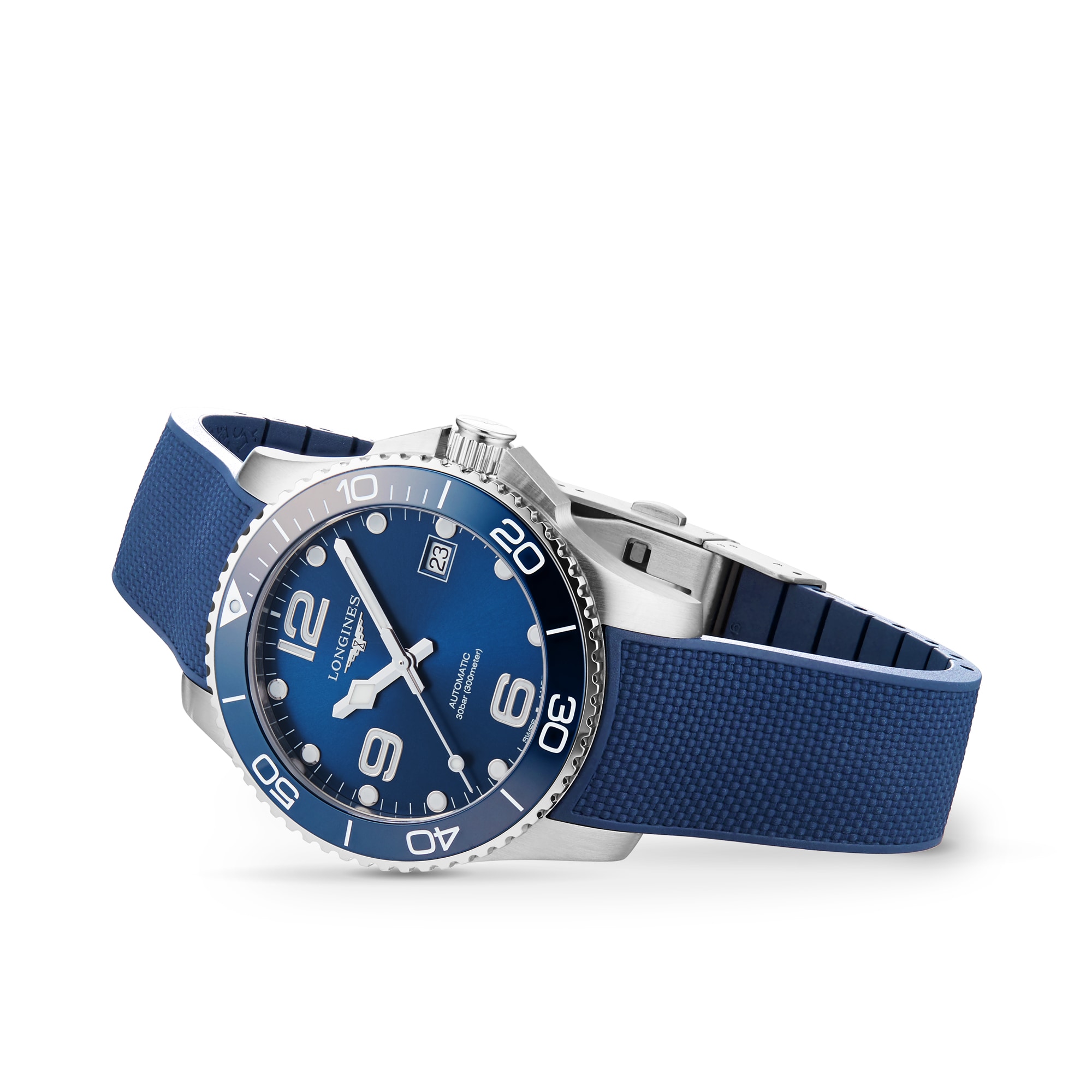 Replica Longines HydroConquest 39mm Mens details Blue L37804969 2 Replica Longines HydroConquest 39mm Mens details Blue L37804969