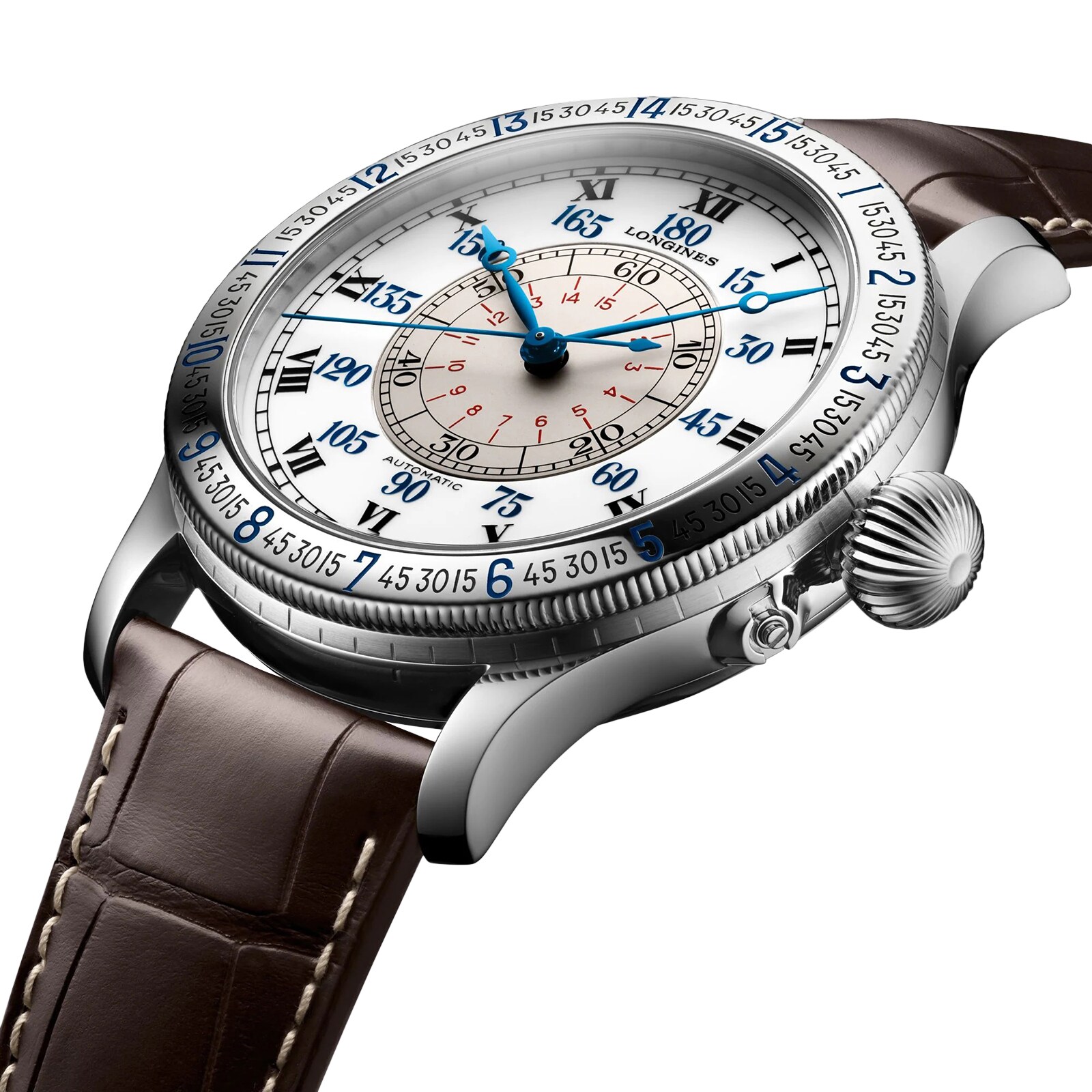Replica Longines The Lindbergh Hour Angle 47.5mm Mens details L26784110 2 Replica Longines The Lindbergh Hour Angle 47.5mm Mens details L26784110