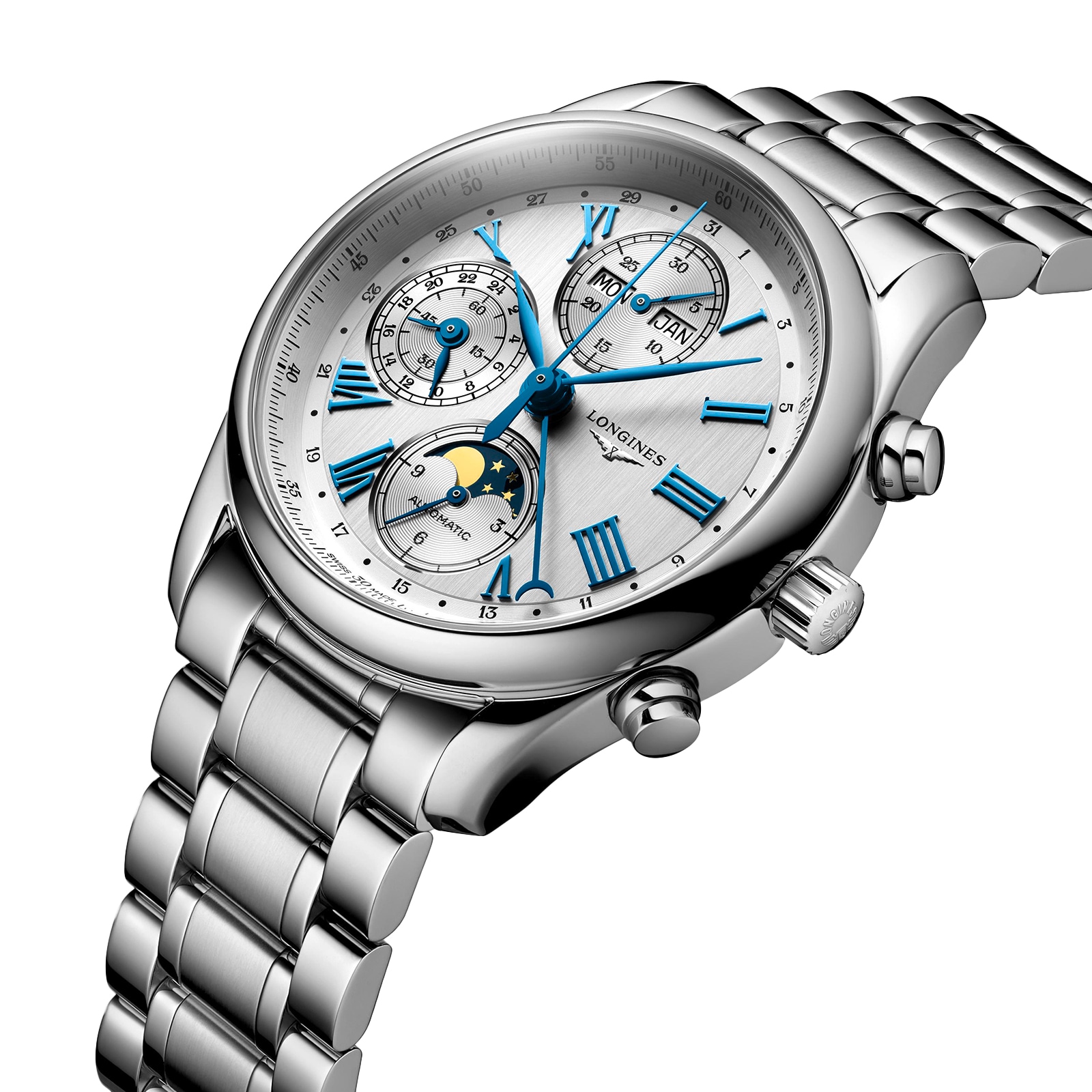Replica Longines Master Collection 40mm Mens details Silver L26734716 2 Replica Longines Master Collection 40mm Mens details Silver L26734716