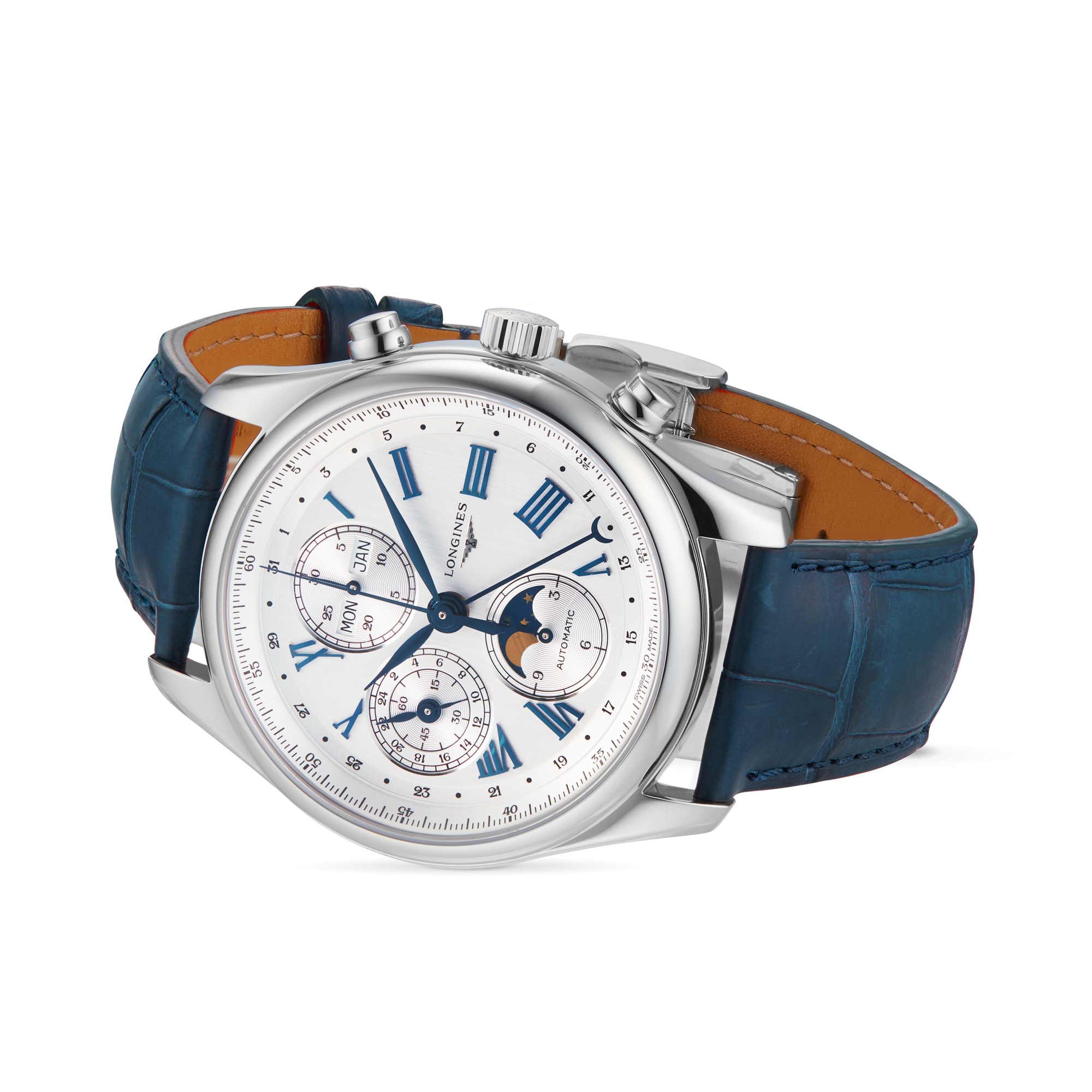Replica Longines Master Collection 42mm Mens details Silver L27734712