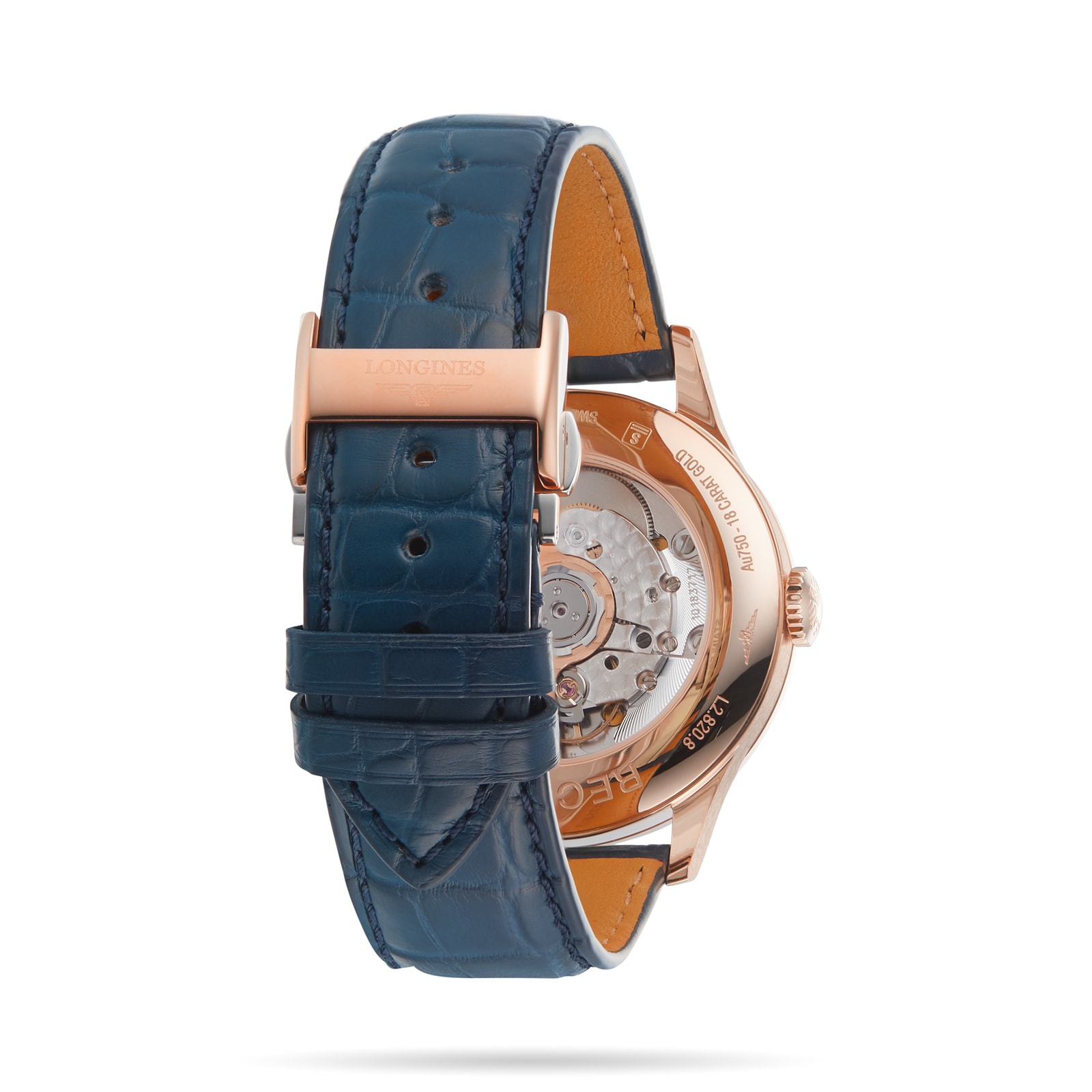 Replica Longines Record 38.5mm Mens details Sunray Blue L28208922 2 Replica Longines Record 38.5mm Mens details Sunray Blue L28208922
