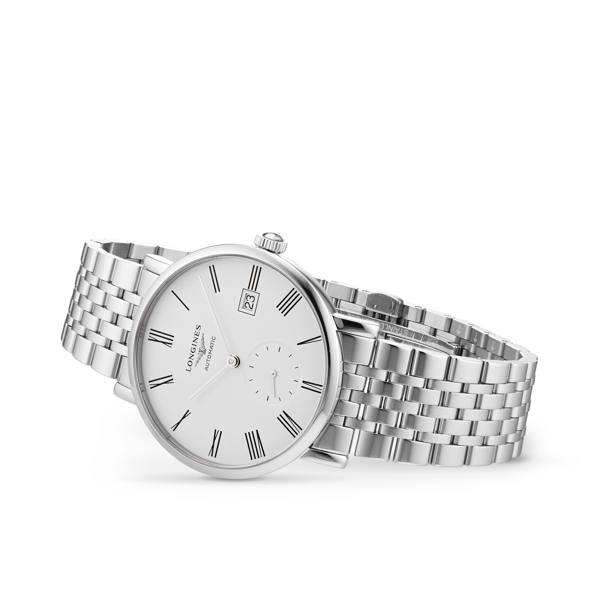 Replica Longines Elegant Collection 39mm Mens details Stainless Steel L48124116