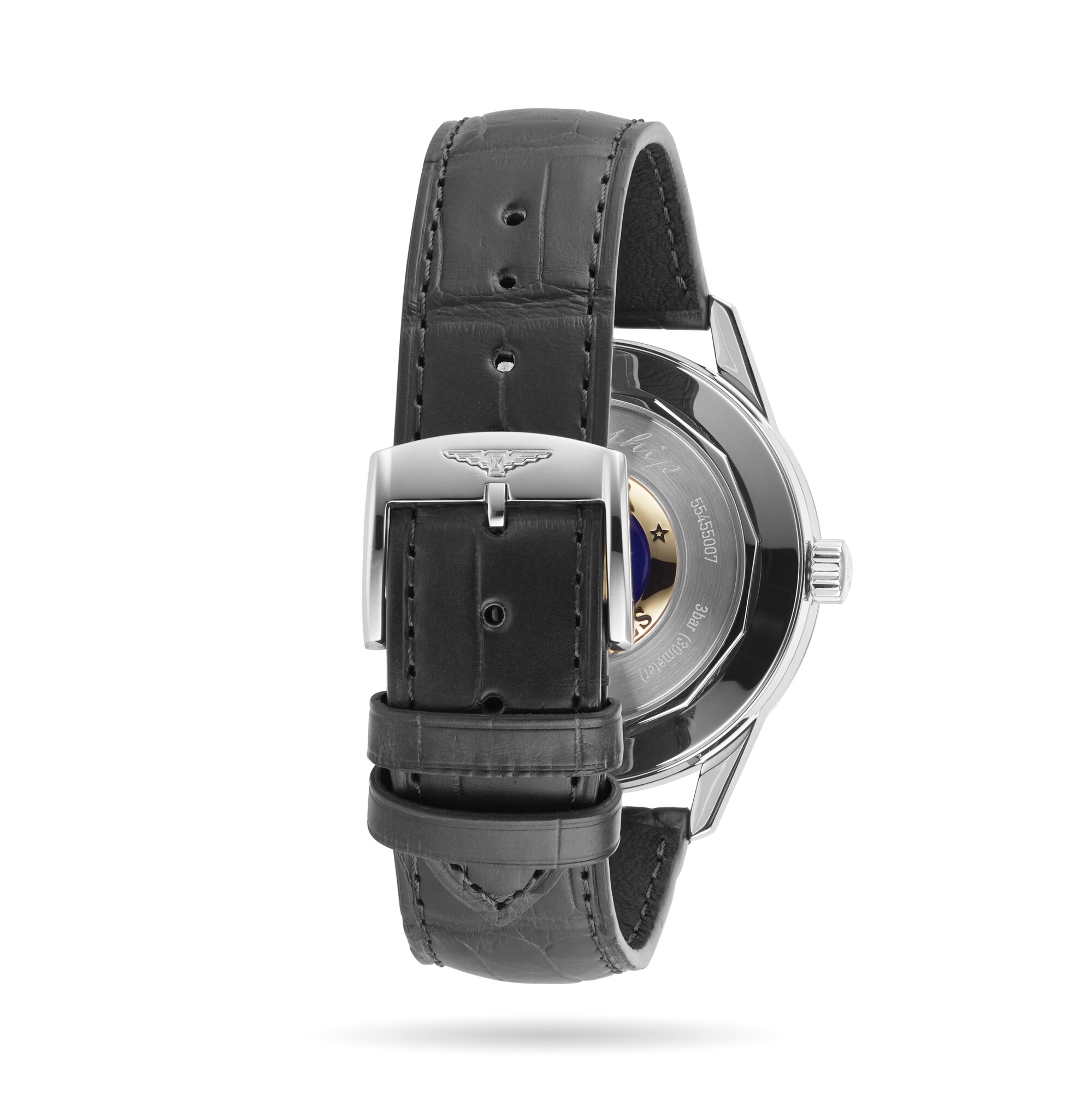 Replica Longines Flagship 38.5mm Mens details Silver L48154722 2 Replica Longines Flagship 38.5mm Mens details Silver L48154722