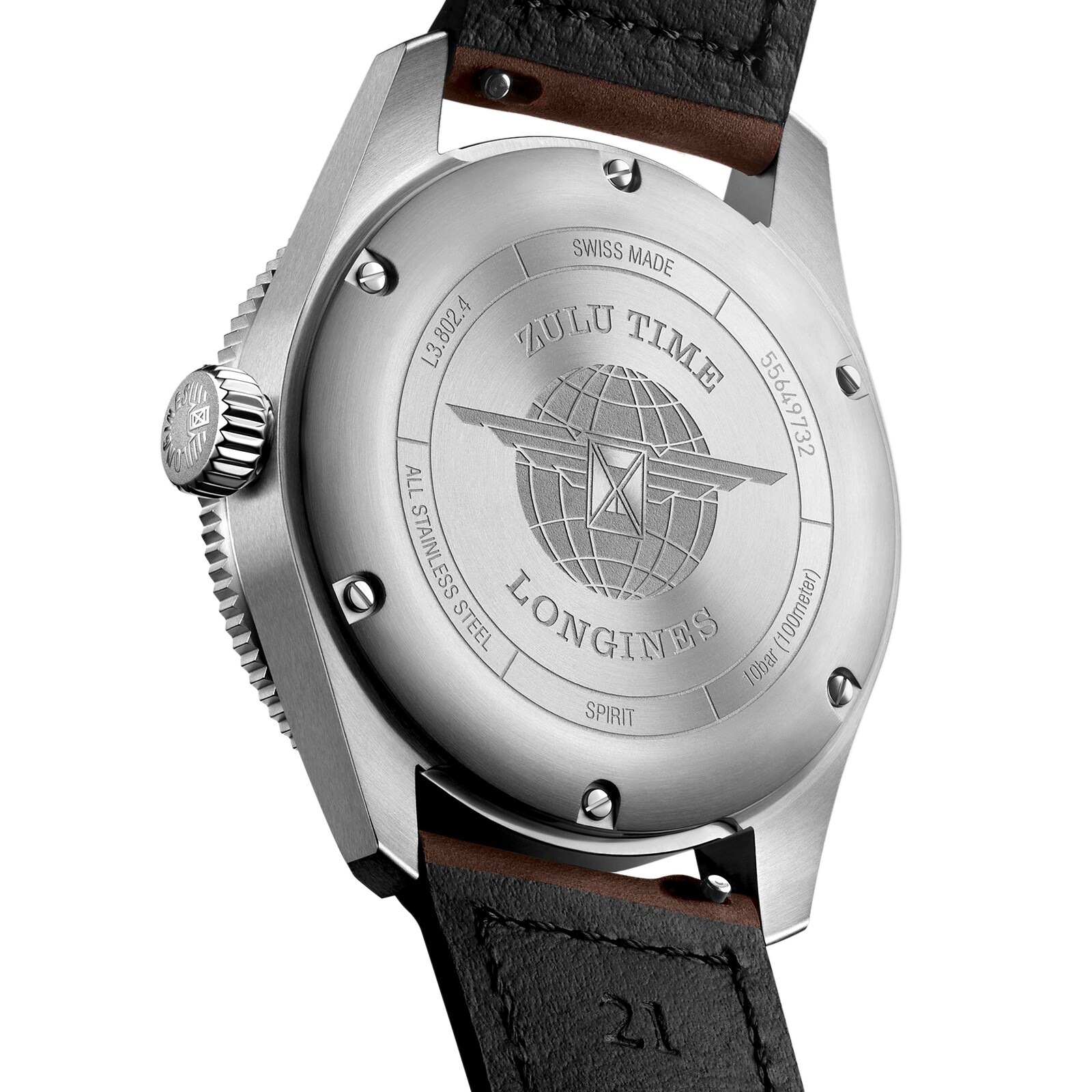 Replica Longines Spirit Avigation 39mm Mens details Black L38024532