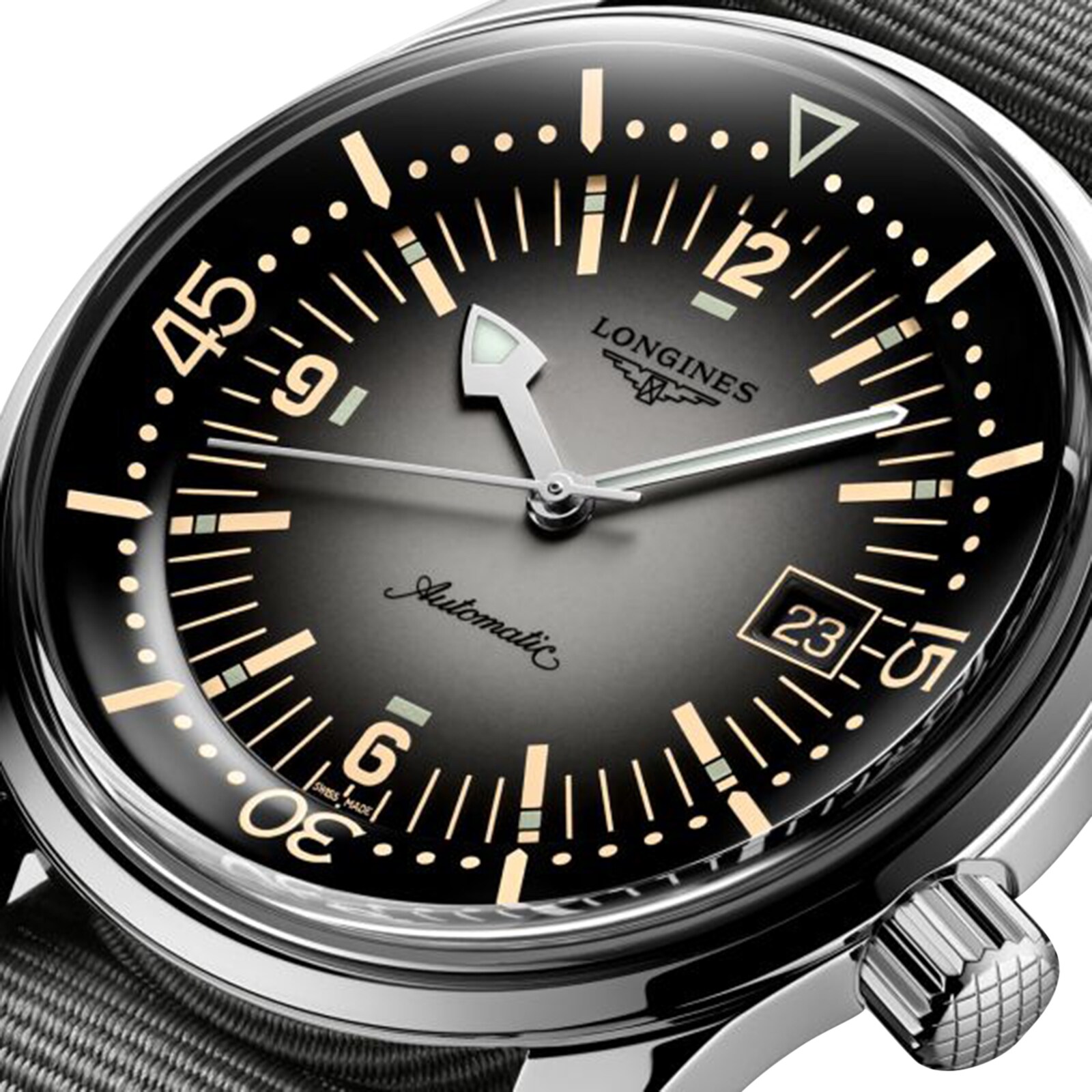 Replica Longines Legend Diver 42mm Mens details L37744702 2 Replica Longines Legend Diver 42mm Mens details L37744702