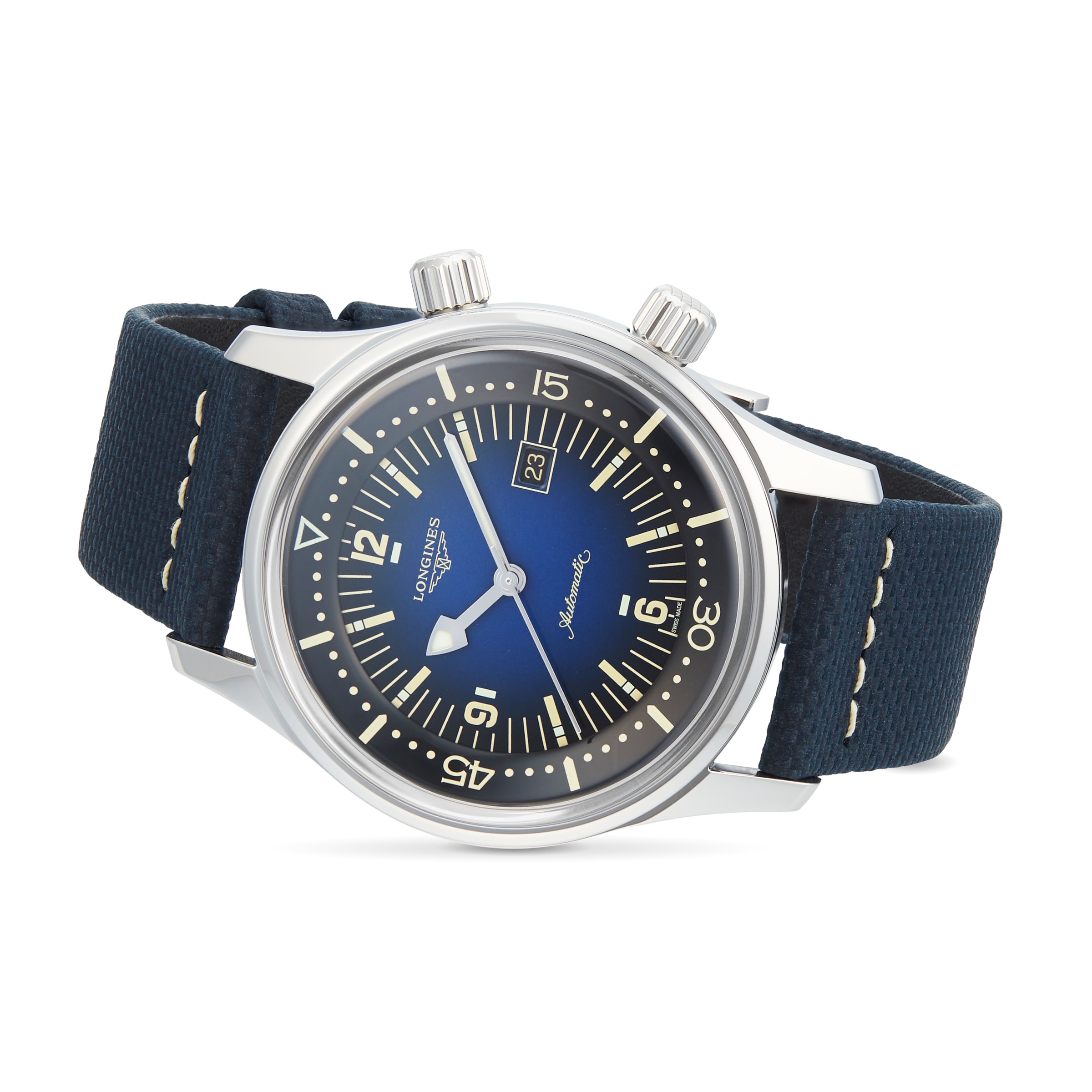 Replica Longines Legend Diver 36mm Mens Blue details L33744902