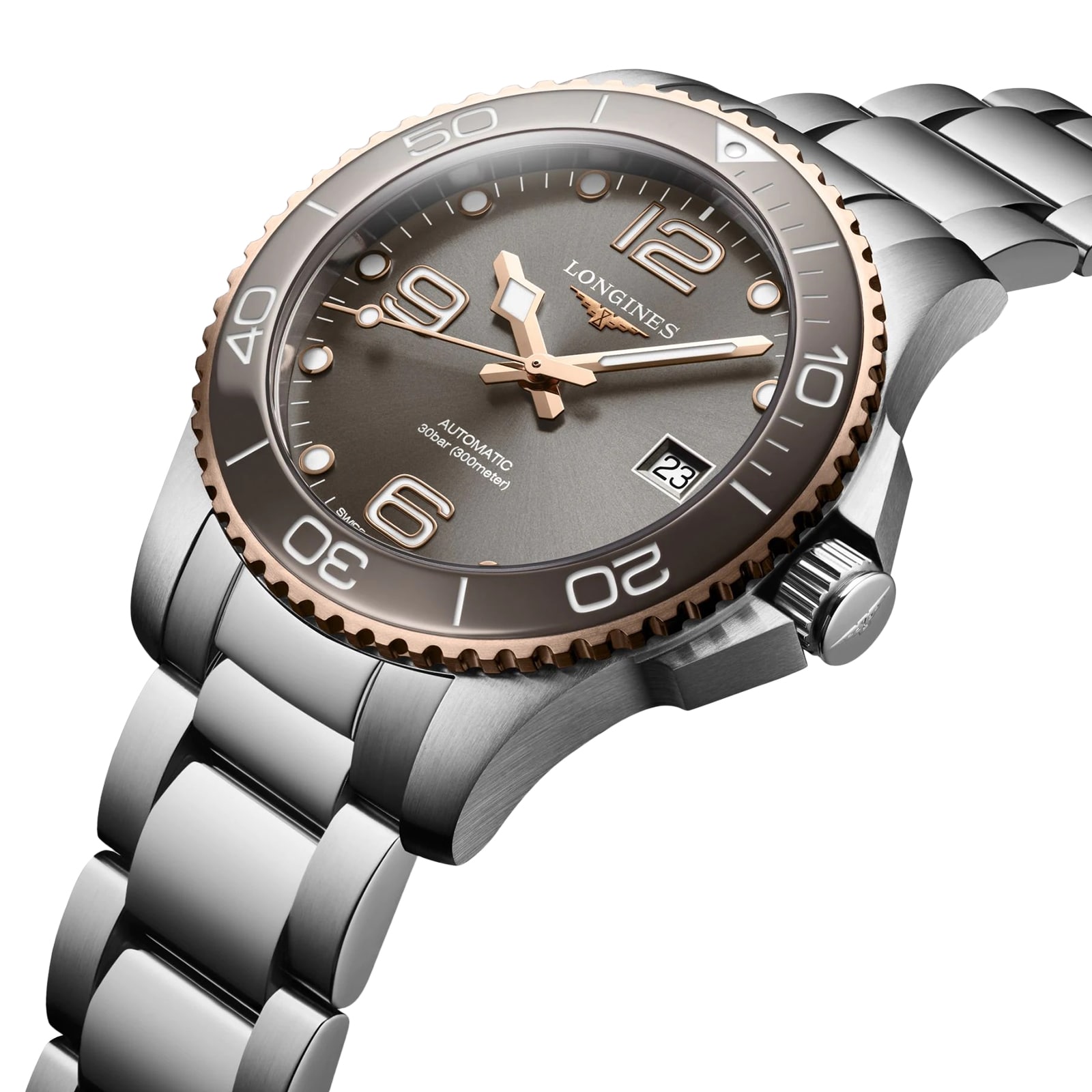 Replica Longines HydroConquest 39mm Mens details Grey L37803786 2 Replica Longines HydroConquest 39mm Mens details Grey L37803786
