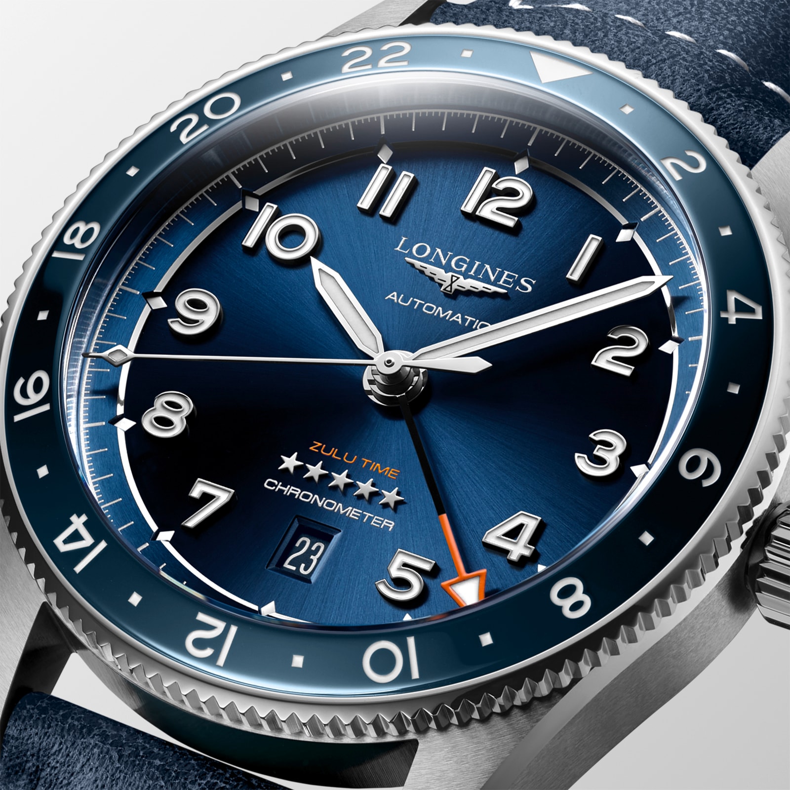 Replica Longines Spirit Zulu Time Pioneering time zones 42mm L38124932