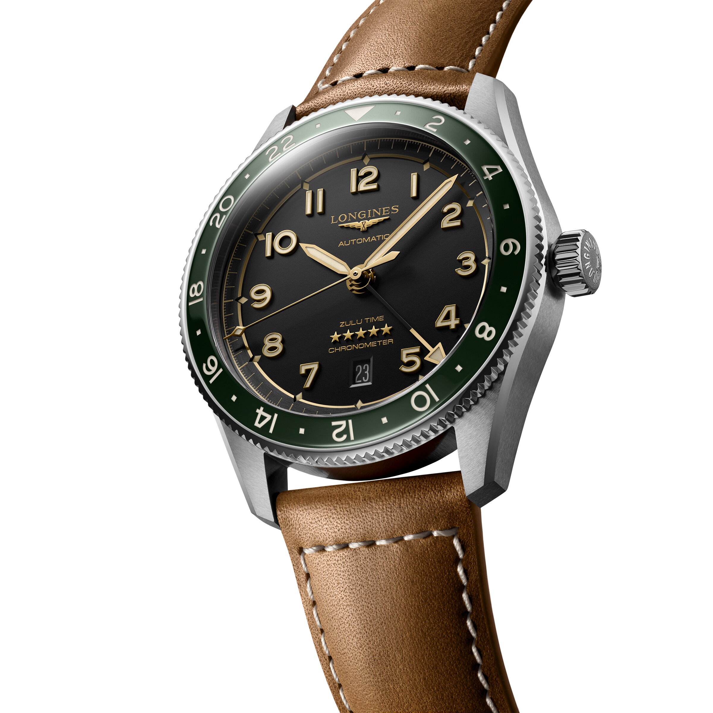 Replica Longines Spirit Zulu Time Pioneering time zones 42mm L38124632 2 Replica Longines Spirit Zulu Time Pioneering time zones 42mm L38124632
