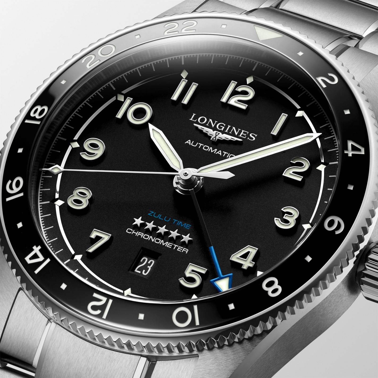 Replica Longines Spirit Zulu Time Pioneering time zones 42mm L38124536 2 Replica Longines Spirit Zulu Time Pioneering time zones 42mm L38124536