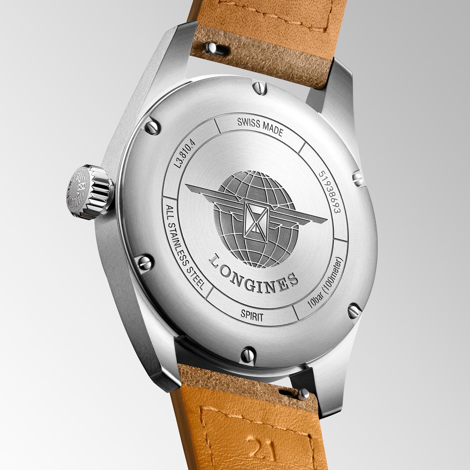 Replica Longines Spirit 40mm Mens details L38104032