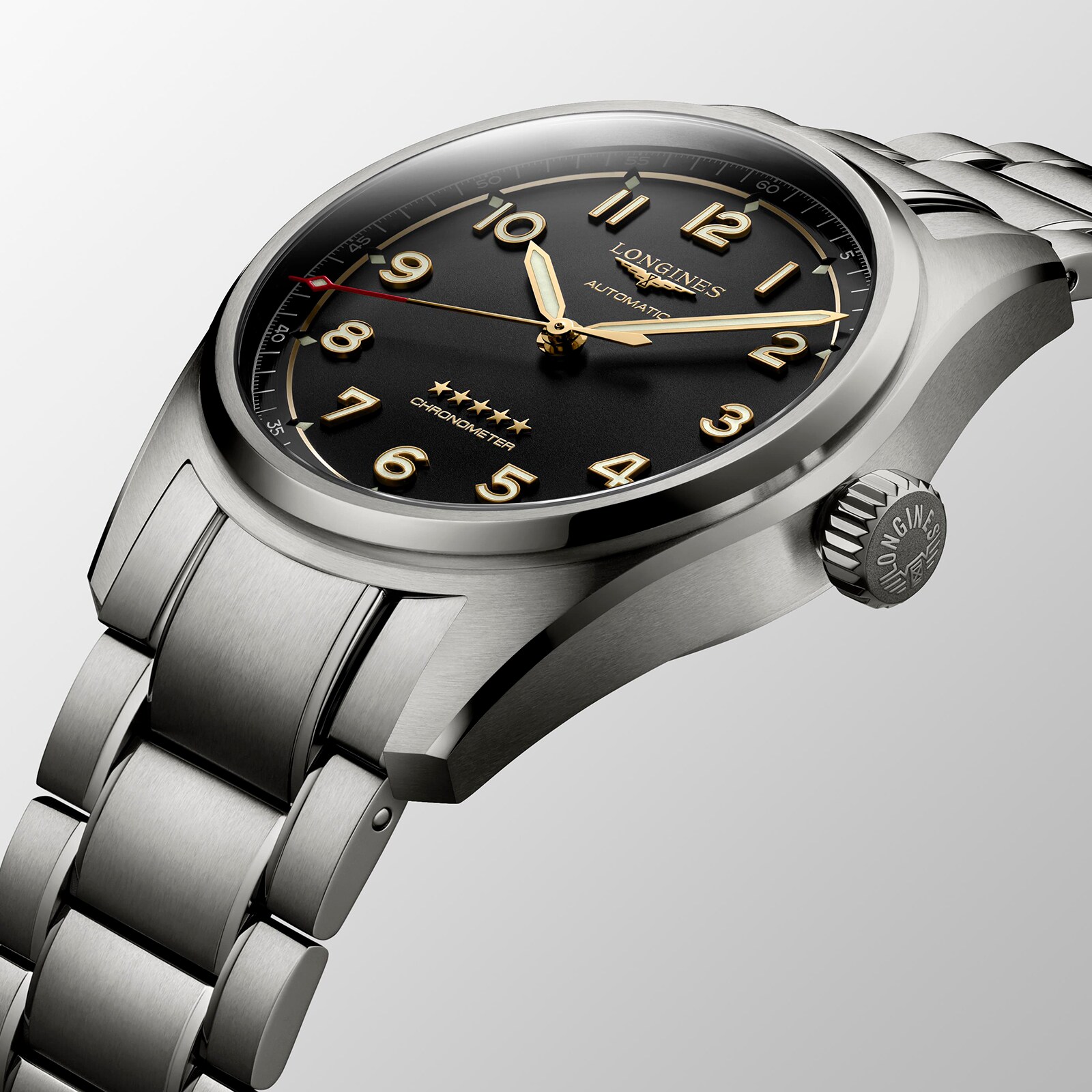 Replica Longines Spirit Titanium 40mm Mens details Grey L38101536 2 Replica Longines Spirit Titanium 40mm Mens details Grey L38101536