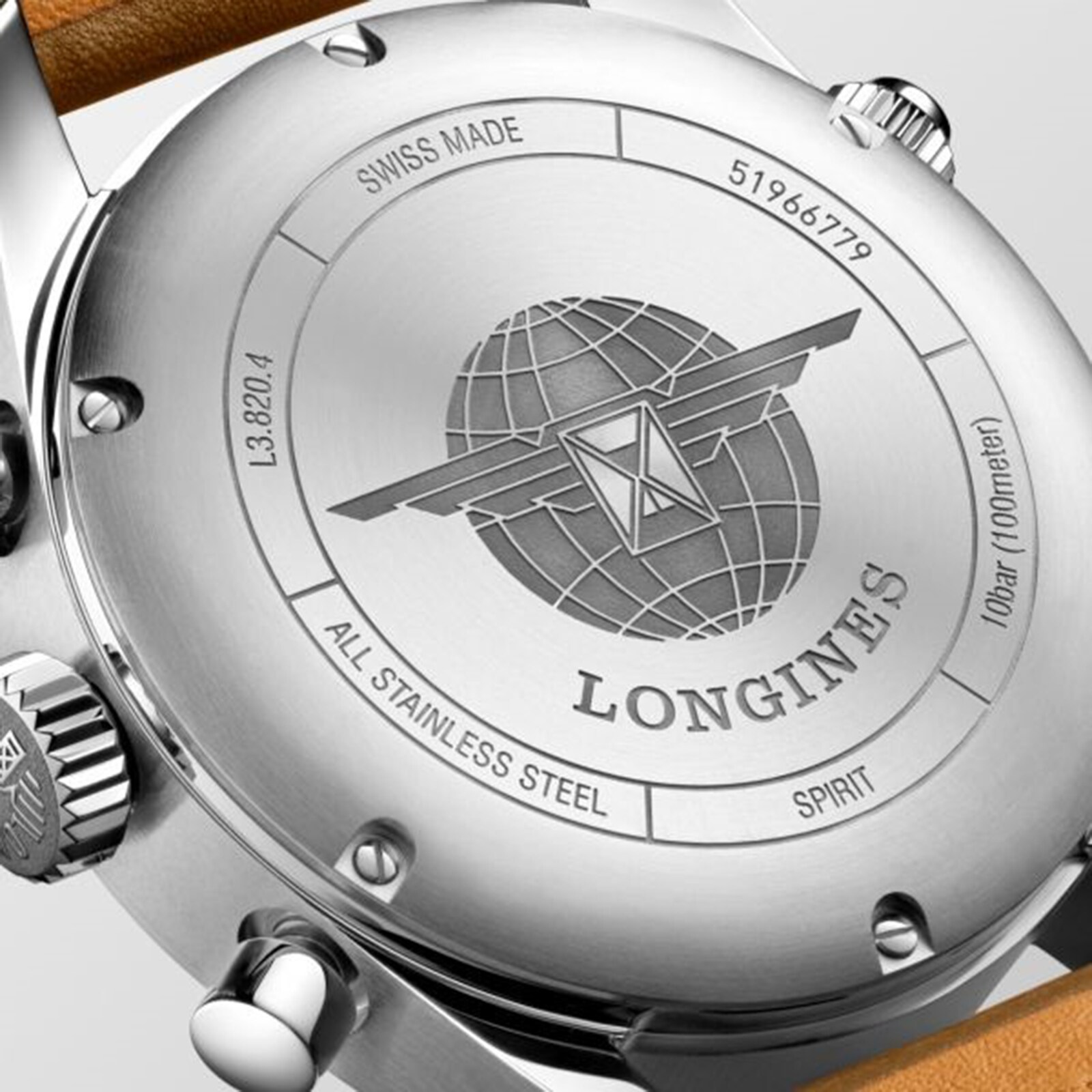 Replica Longines Spirit 42mm Mens details L38204732