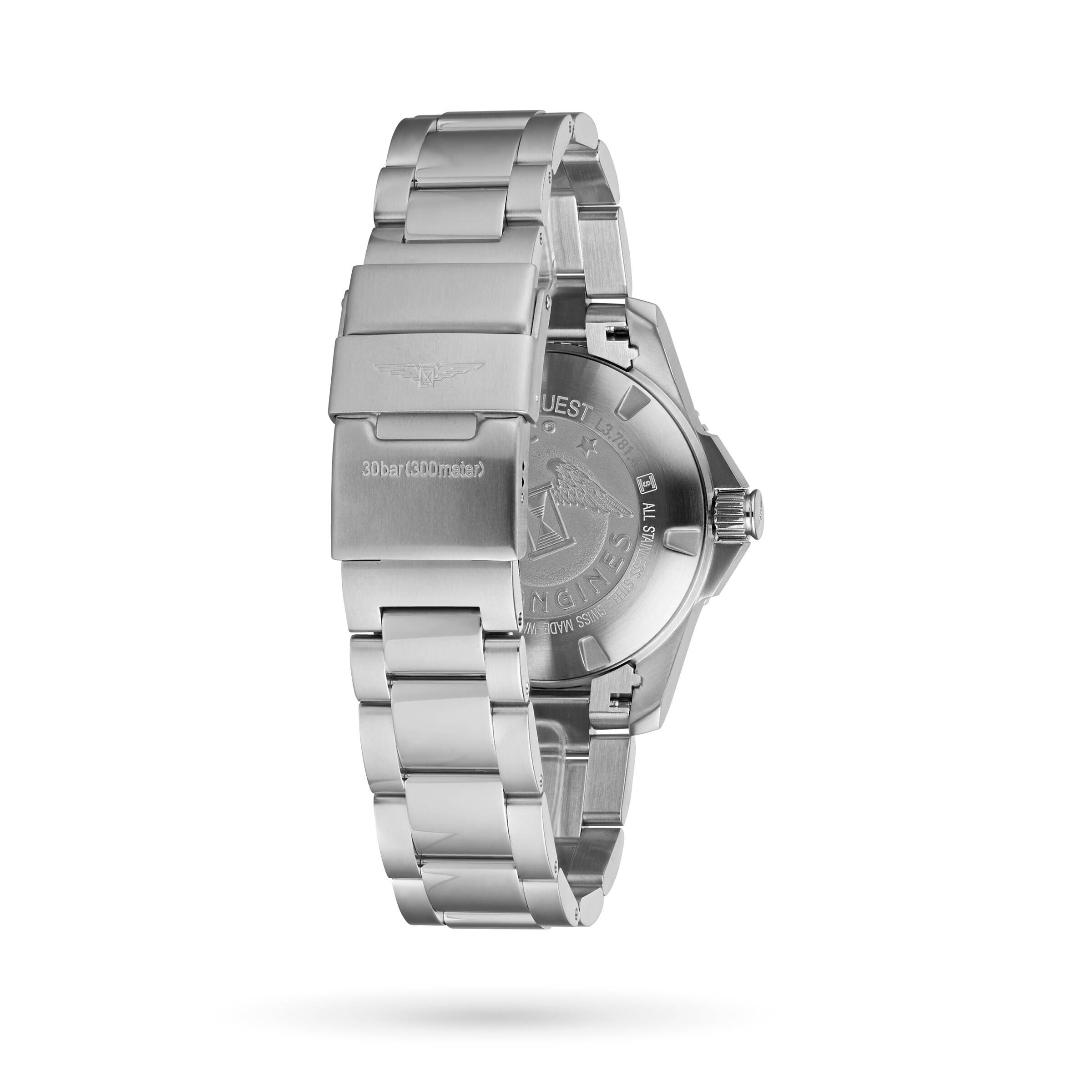 Replica Longines HydroConquest 41mm Stainless Steel Mens details - Green L37814066