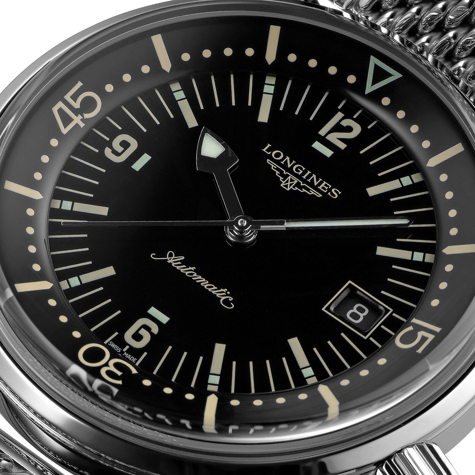 Replica Longines Legend Diver Heritage 42mm Mens details L37744506 2 Replica Longines Legend Diver Heritage 42mm Mens details L37744506