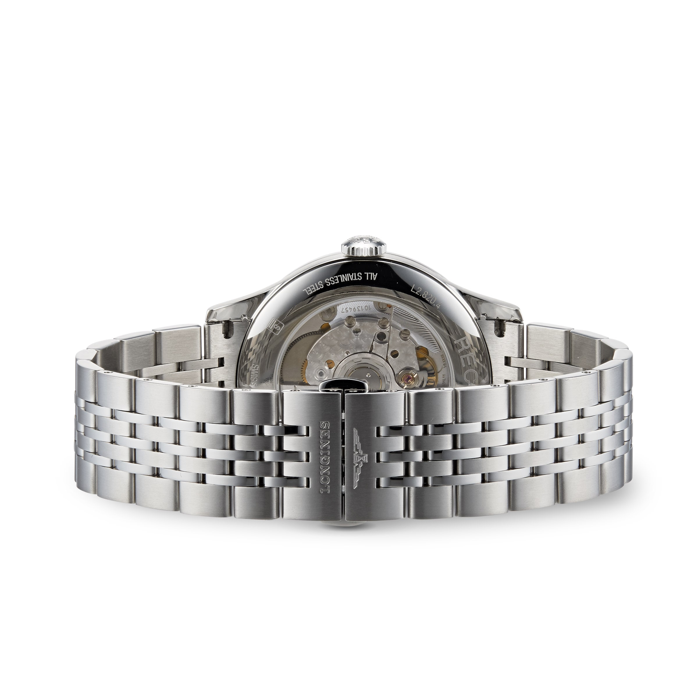 Replica Longines Record 38mm Automatic Chronometer Mens details L28204116